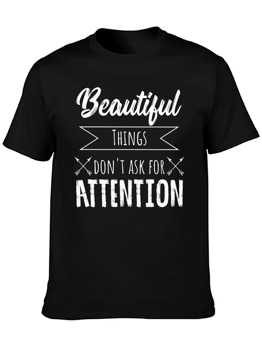 Beauty Saying Casual Graphic T-Shirt – Simple And Comfortable Daily Wear
