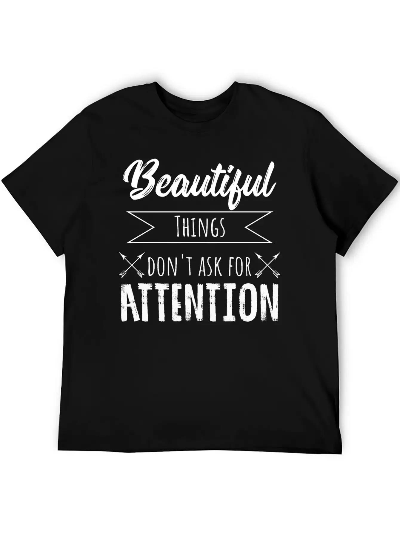 Beauty Saying Casual Graphic T-Shirt – Simple And Comfortable Daily Wear