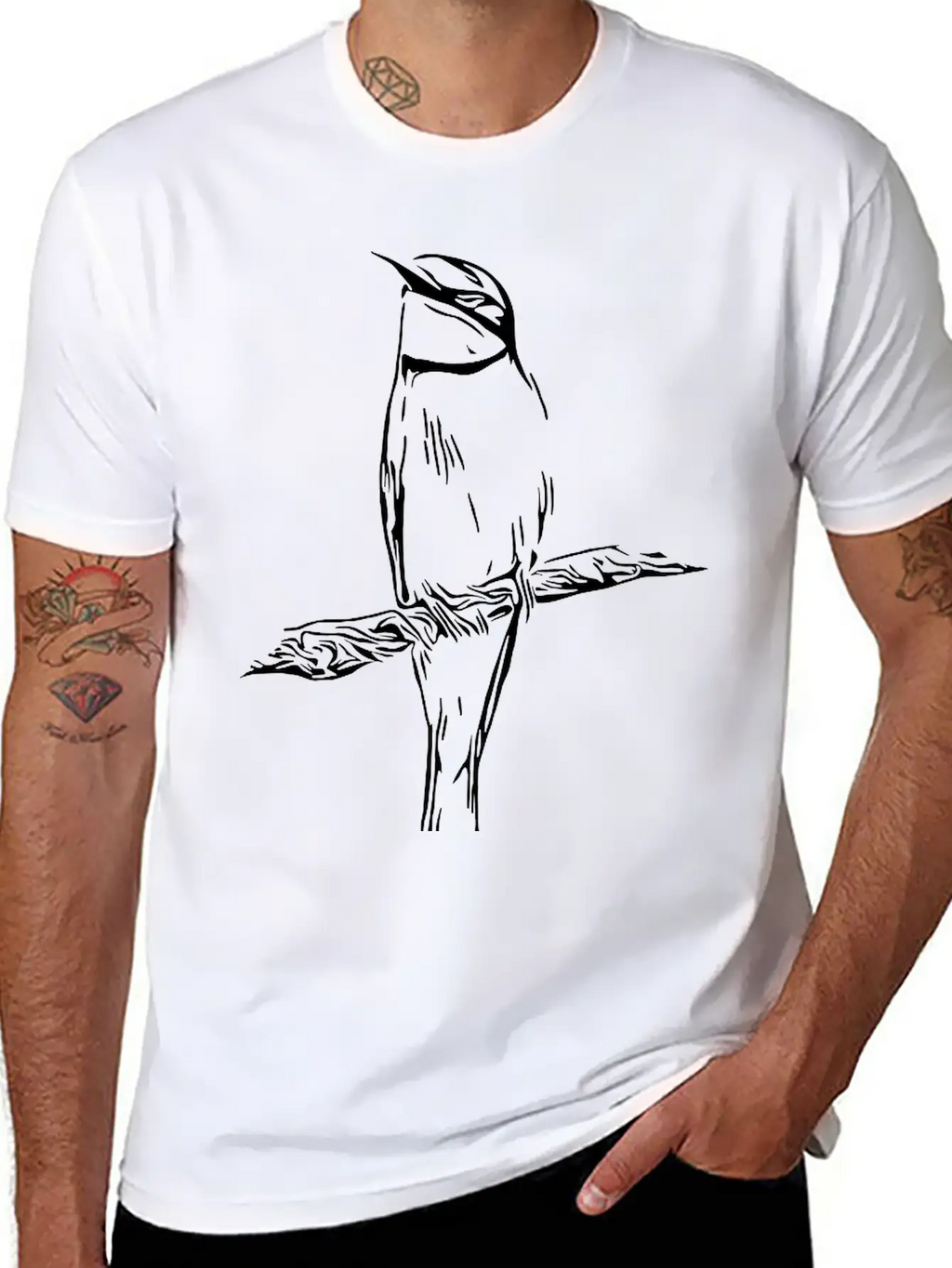 Bee-eater Bird Classic Fit Graphic Tee For Daily Comfort – Unisex Cotton Shirt