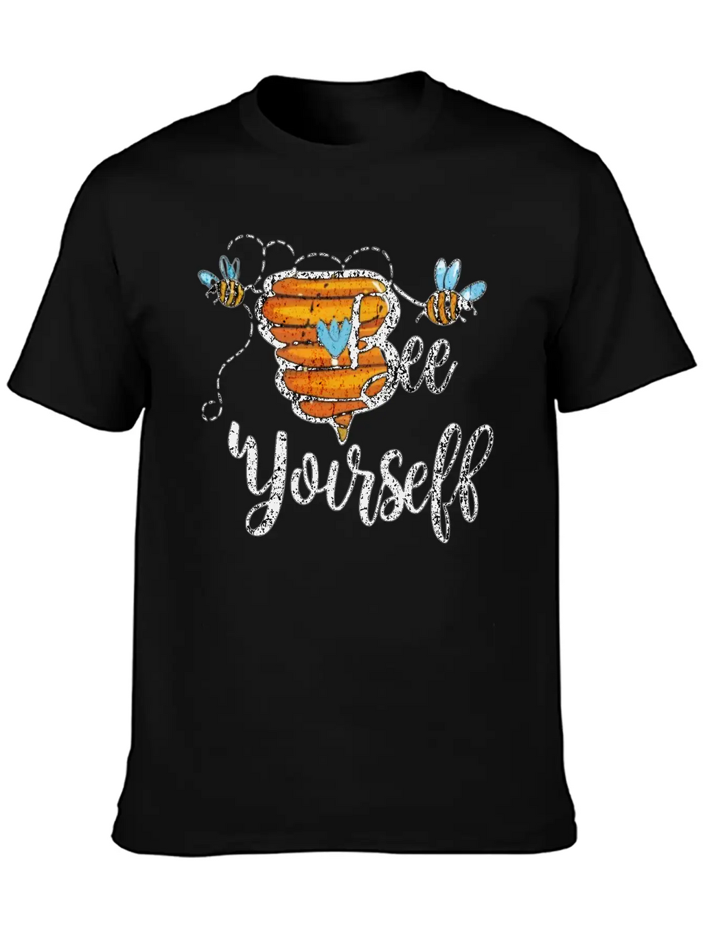 Bee Yourself Classic Fit Graphic Tee For Daily Comfort – Unisex Cotton Shirt