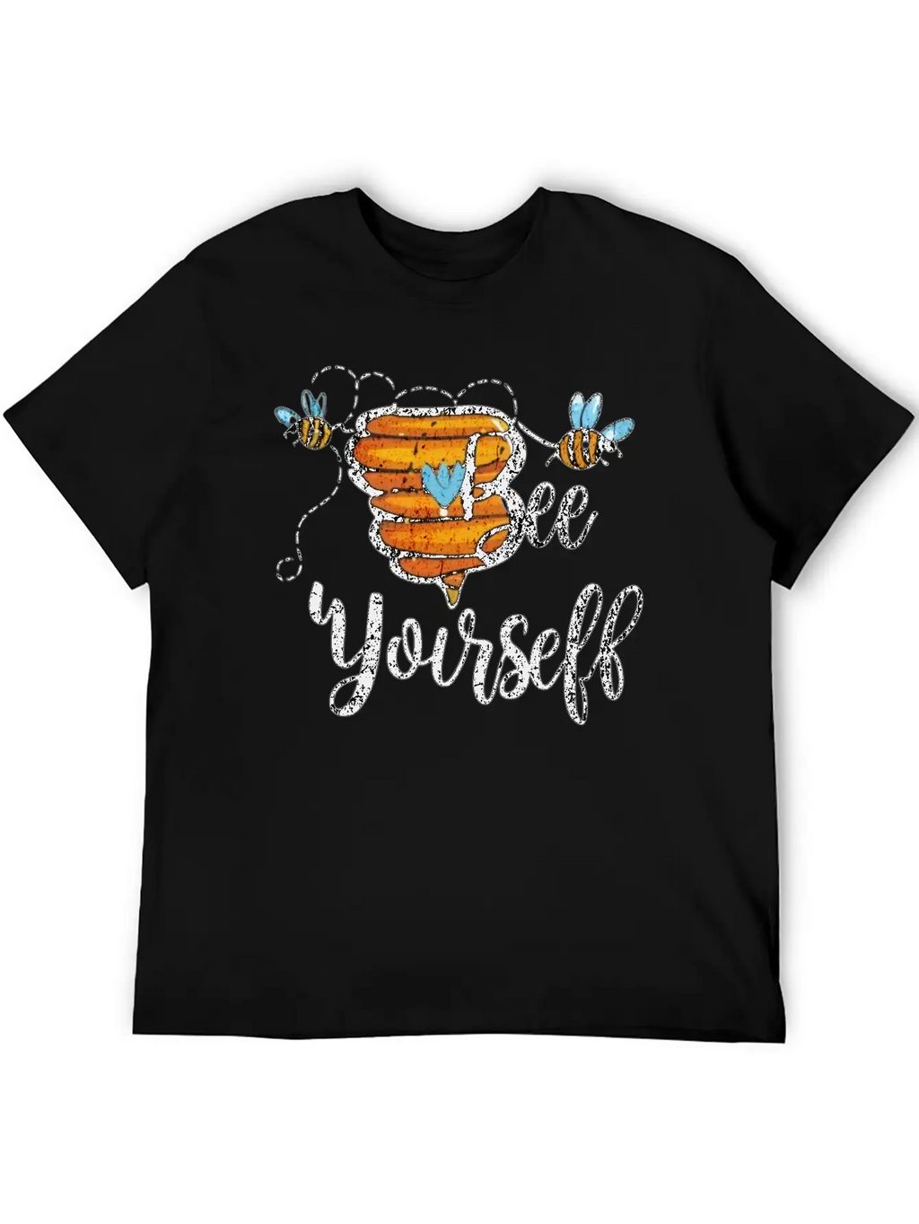 Bee Yourself Classic Fit Graphic Tee For Daily Comfort – Unisex Cotton Shirt