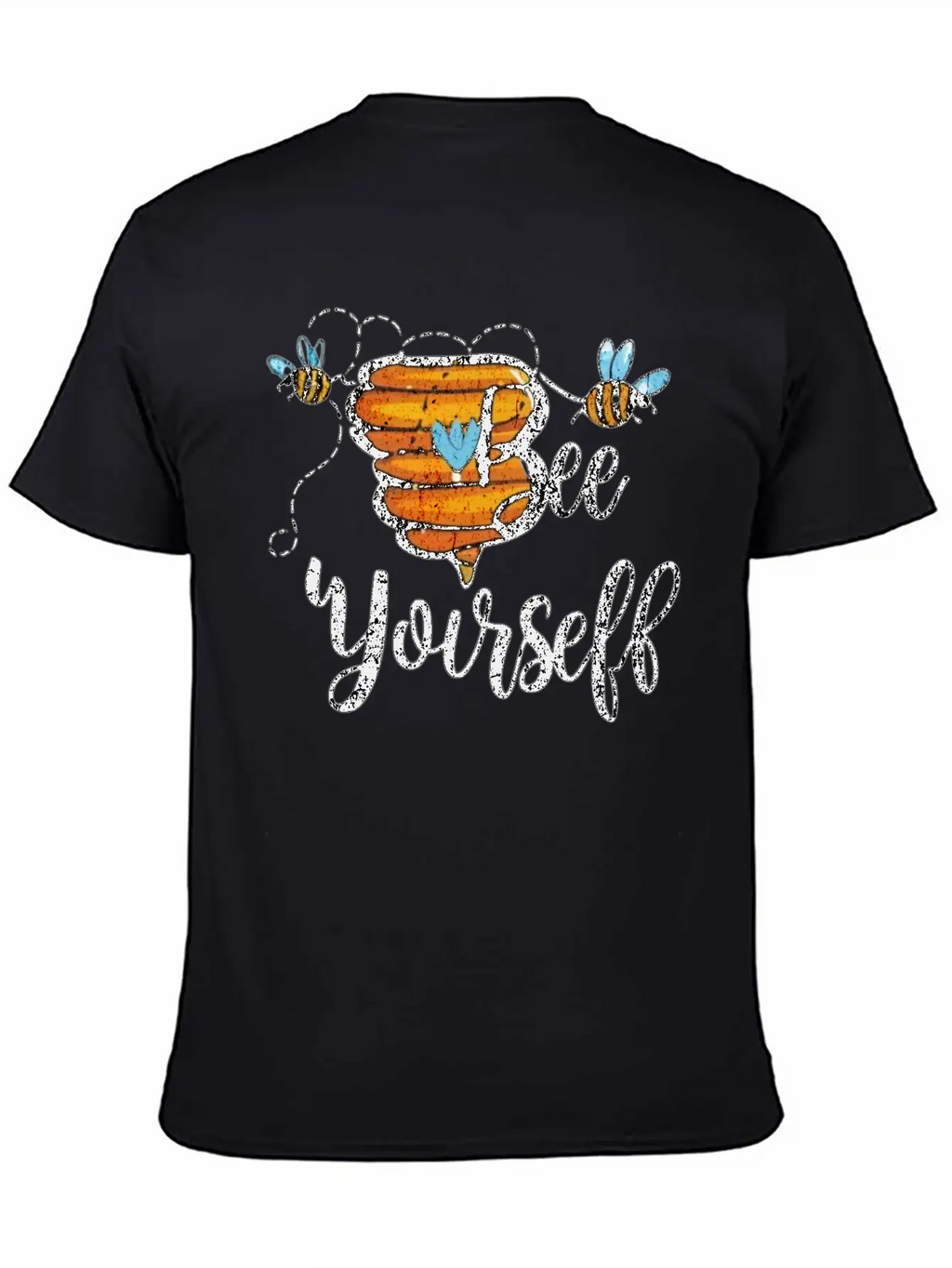 Bee Yourself Classic Fit Graphic Tee For Daily Comfort – Unisex Cotton Shirt