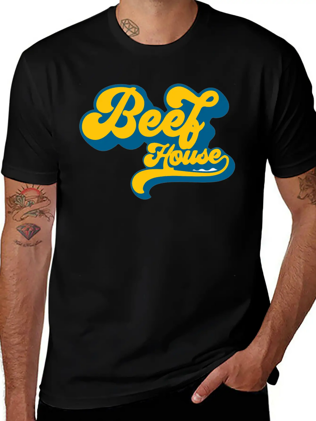 Beef House Casual Graphic T-Shirt – Simple And Comfortable Daily Wear