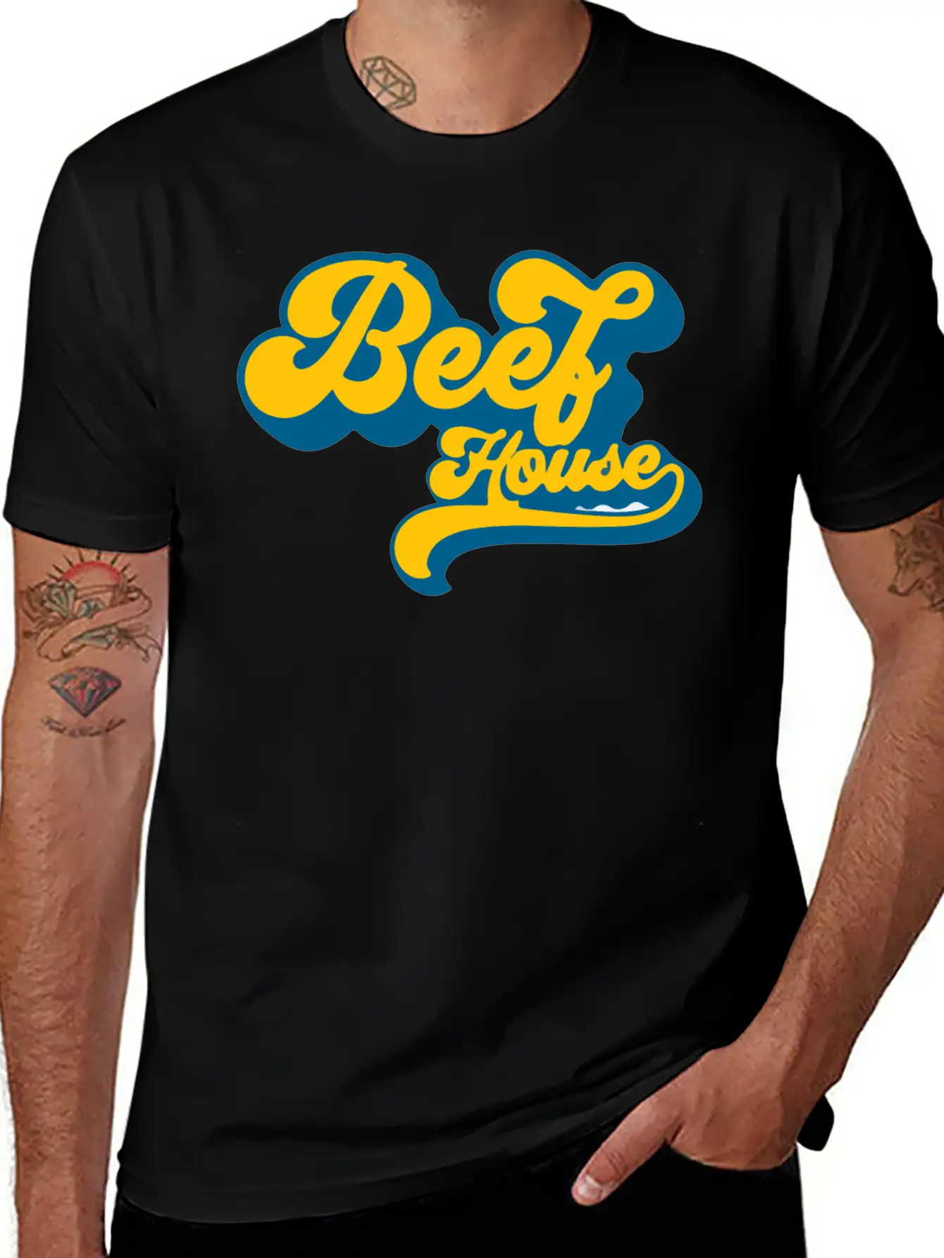 Beef House Casual Graphic T-Shirt – Simple And Comfortable Daily Wear