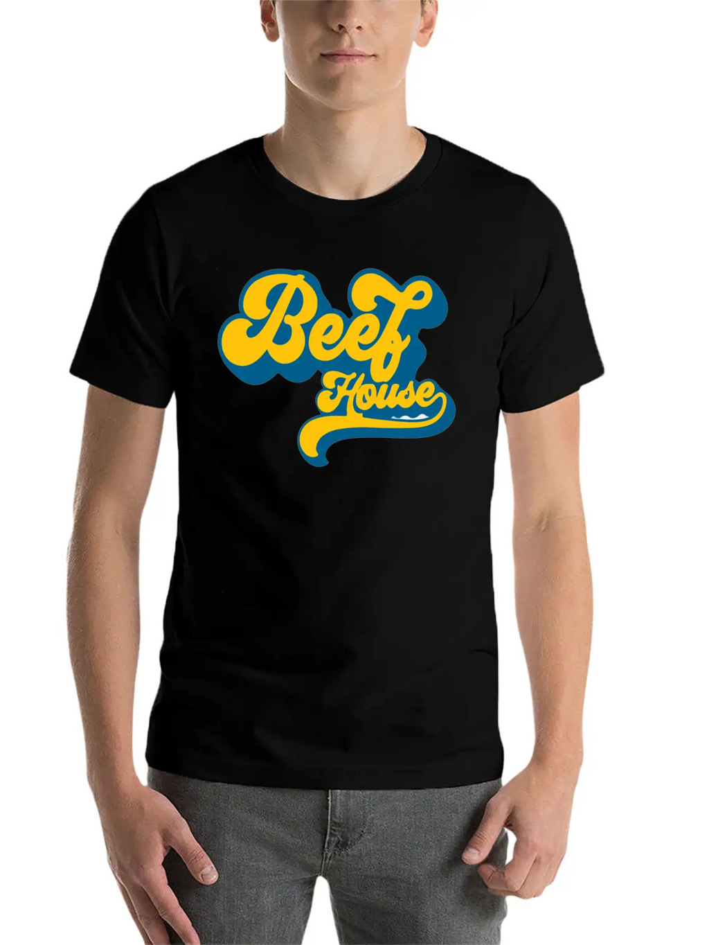 Beef House Casual Graphic T-Shirt – Simple And Comfortable Daily Wear