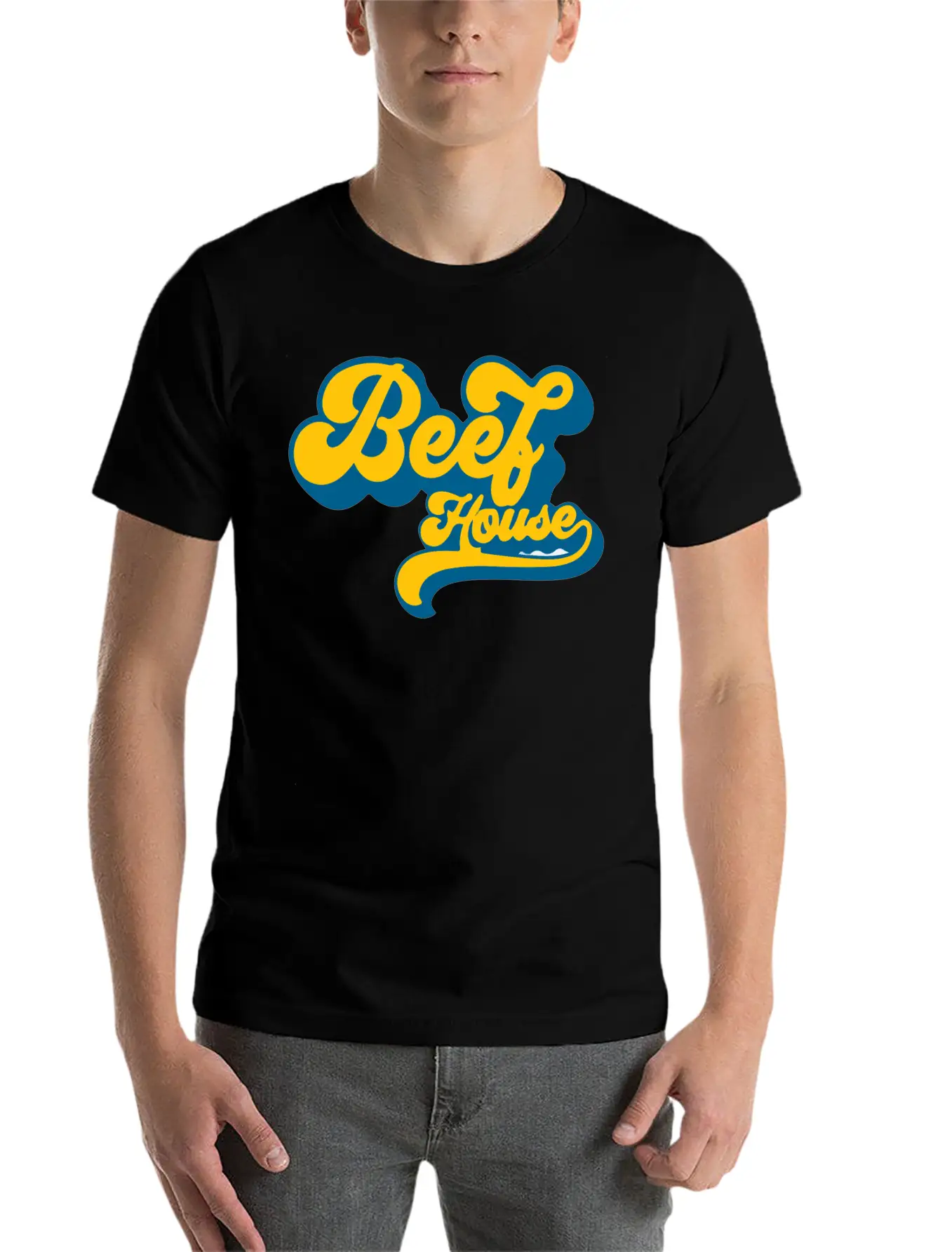 Beef House Casual Graphic T-Shirt – Simple And Comfortable Daily Wear