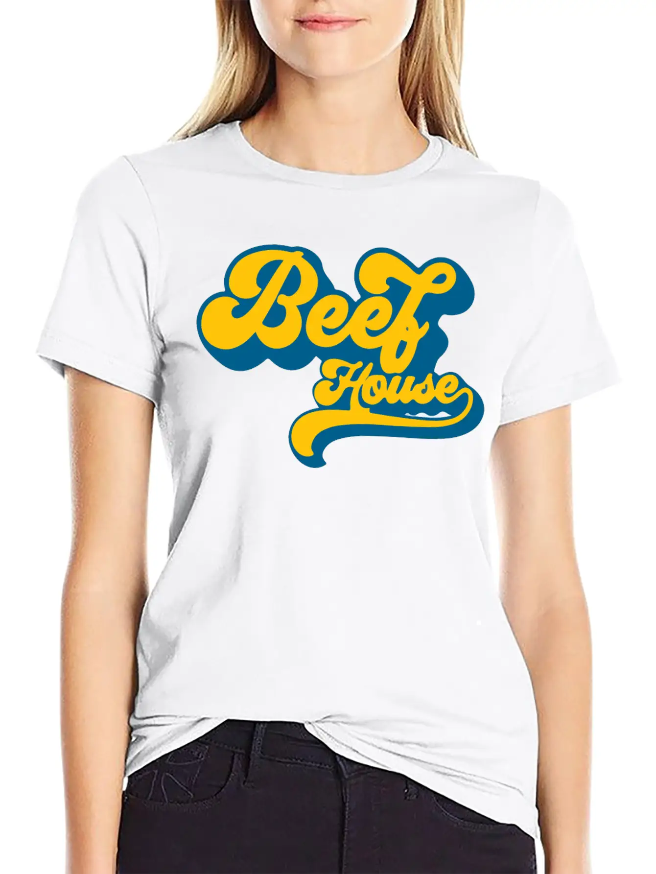 Beef House Casual Graphic T-Shirt – Simple And Comfortable Daily Wear