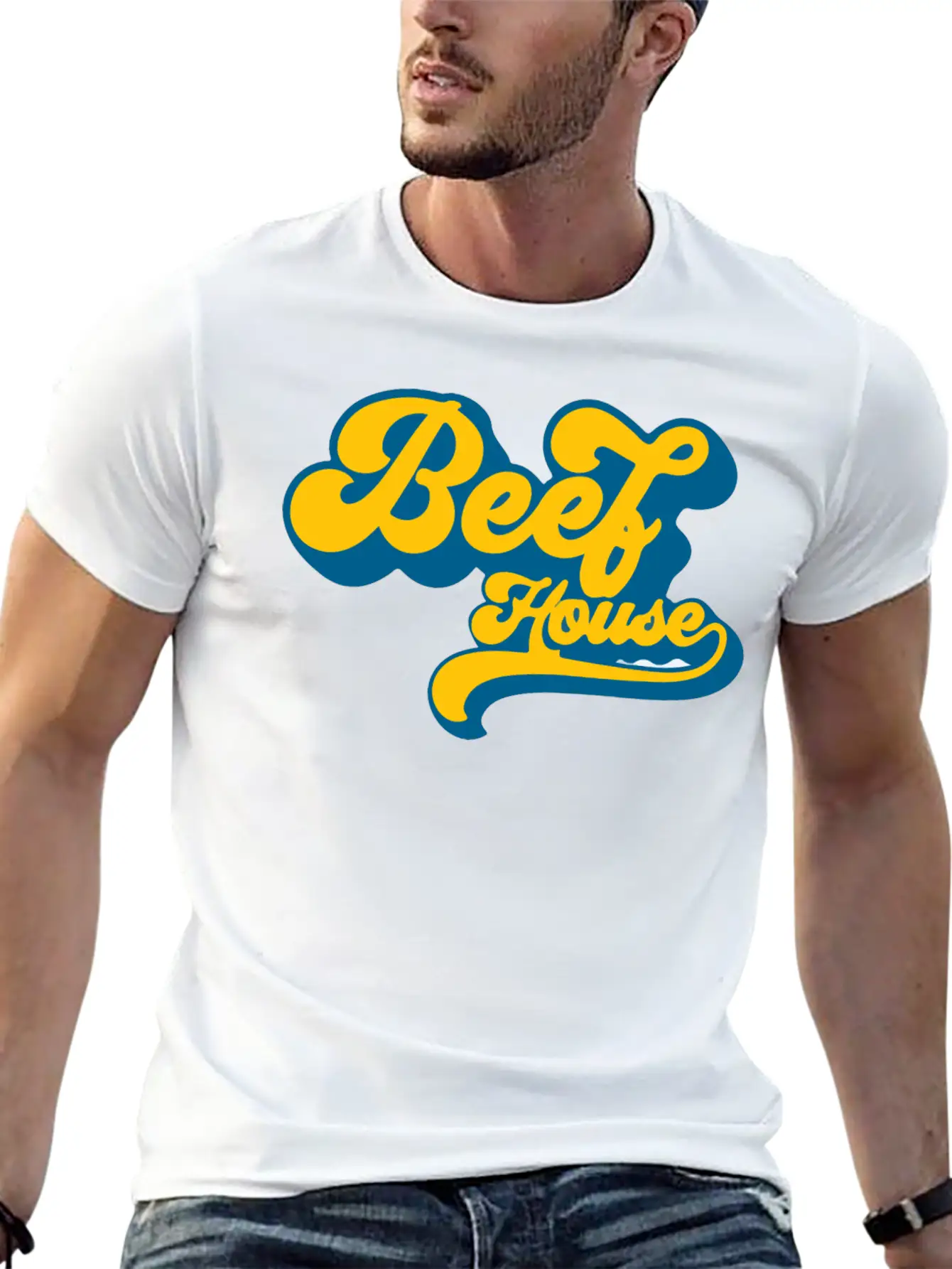 Beef House Casual Graphic T-Shirt – Simple And Comfortable Daily Wear