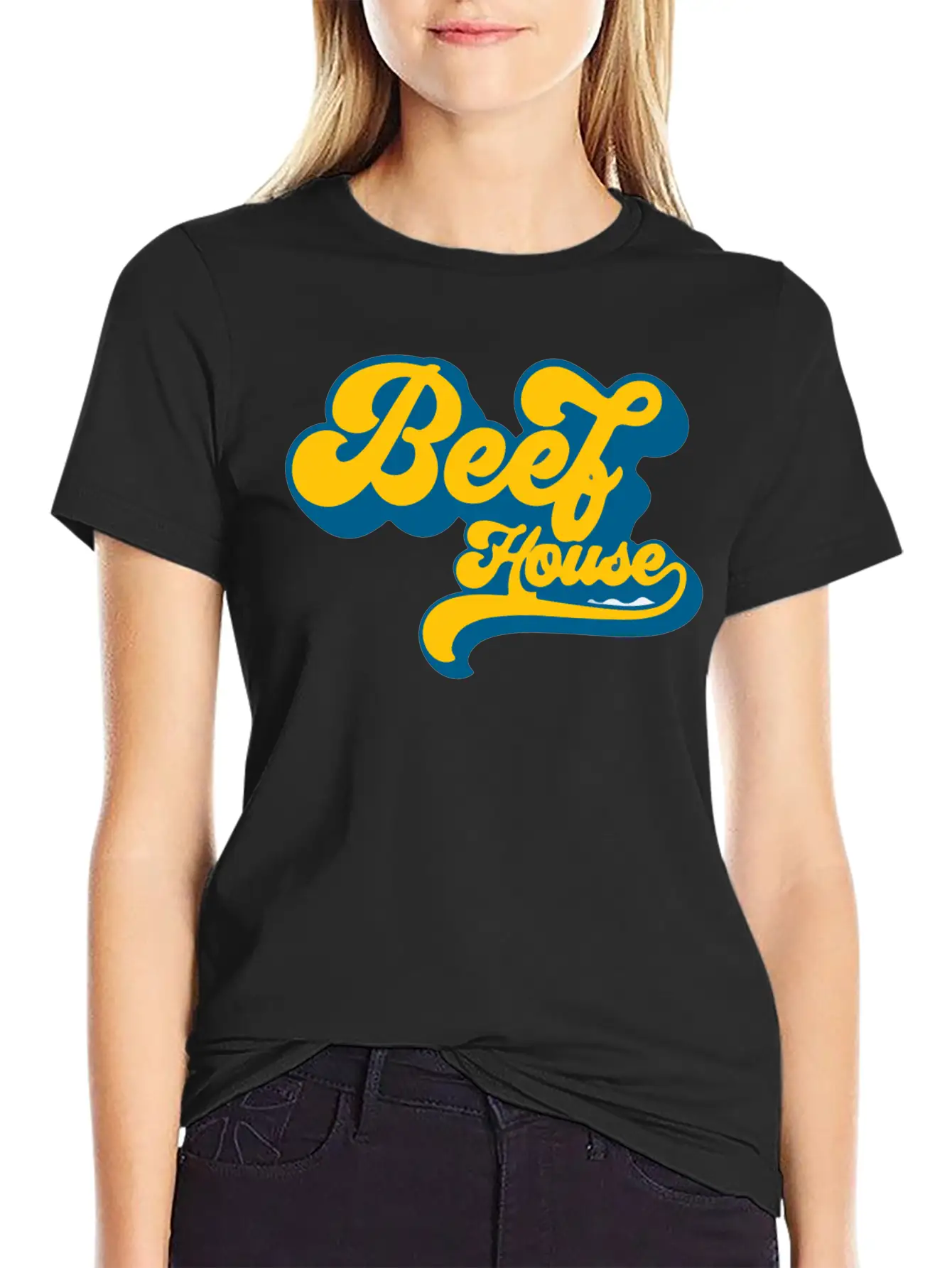 Beef House Casual Graphic T-Shirt – Simple And Comfortable Daily Wear