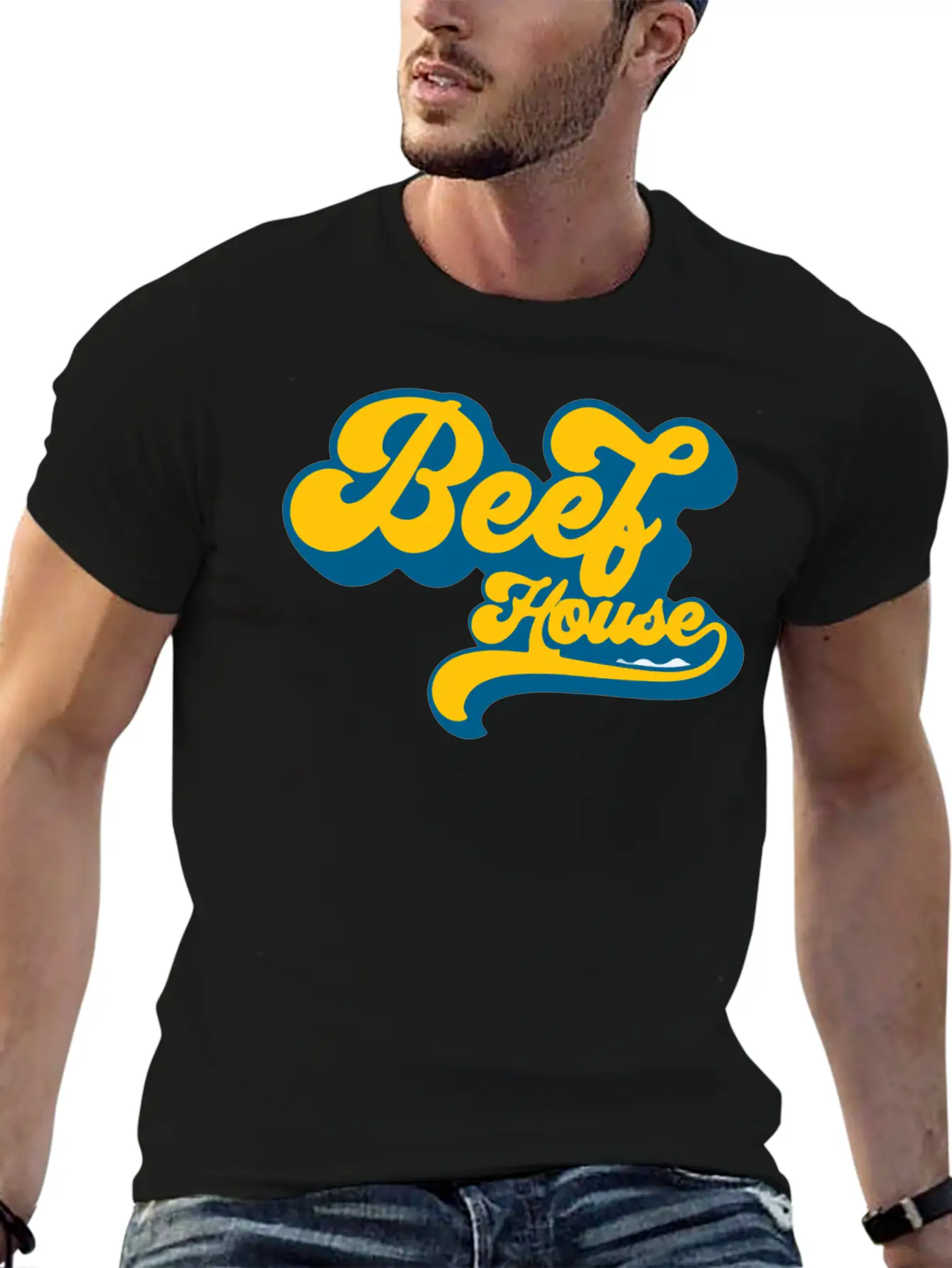 Beef House Casual Graphic T-Shirt – Simple And Comfortable Daily Wear