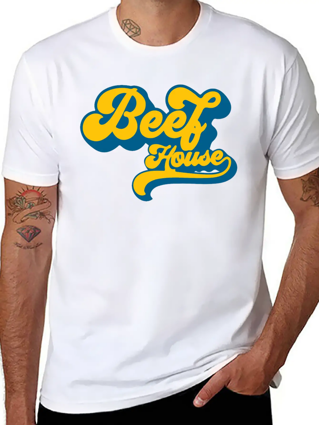 Beef House Casual Graphic T-Shirt – Simple And Comfortable Daily Wear