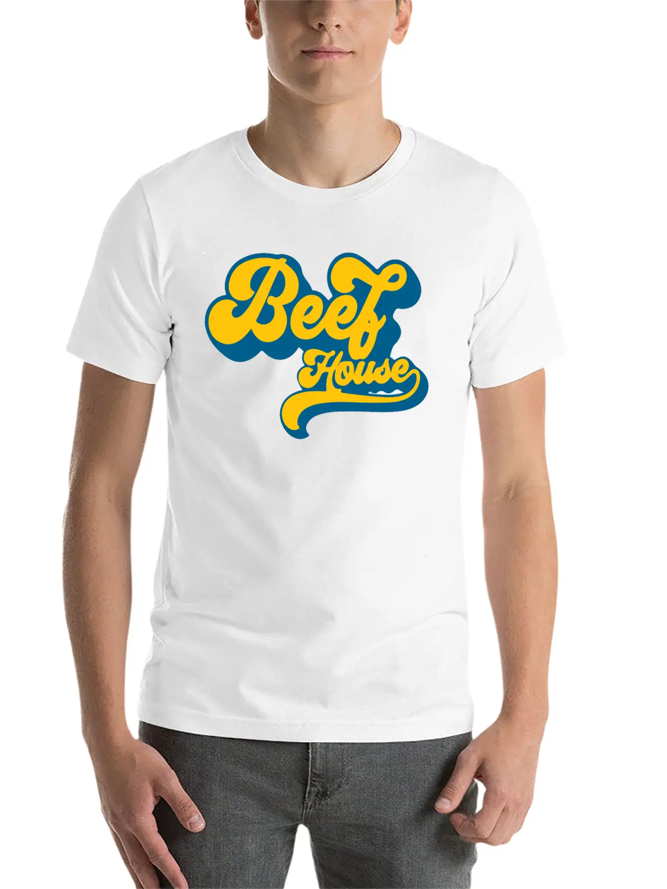 Beef House Casual Graphic T-Shirt – Simple And Comfortable Daily Wear
