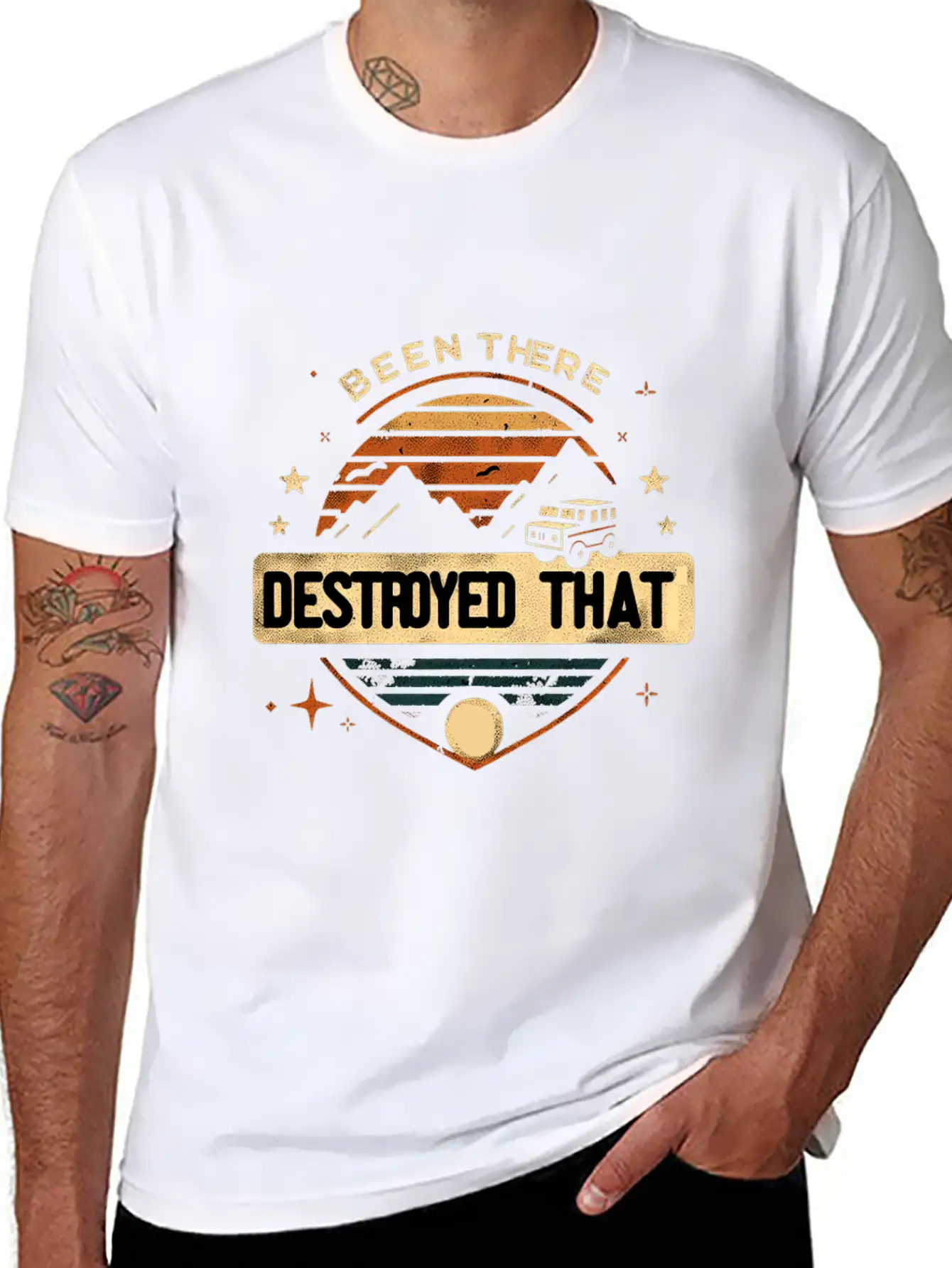 Been There Destroyed That 16 Essential Cotton Tee For Daily Outfits – Unisex Style