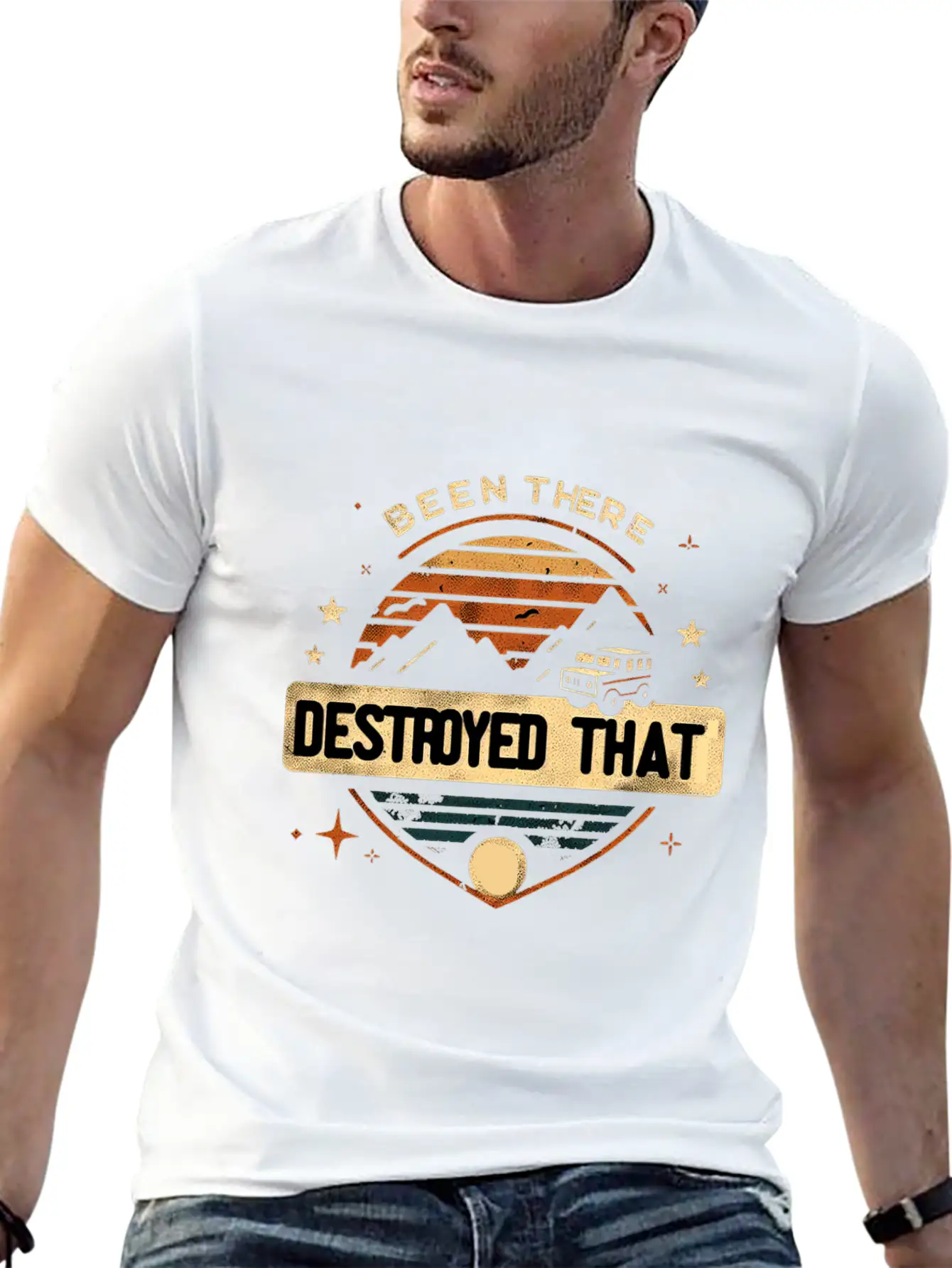 Been There Destroyed That 16 Essential Cotton Tee For Daily Outfits – Unisex Style