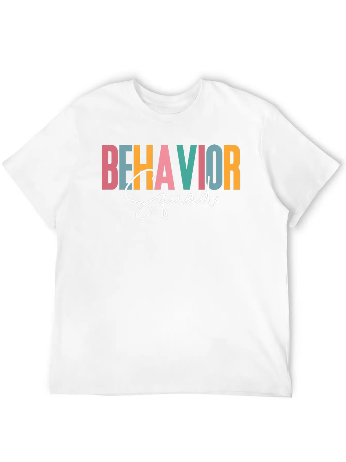 Behavior Squad, Behavioral, Analyst Bcba Breathable Soft Cotton T-Shirt – Timeless Casual Look