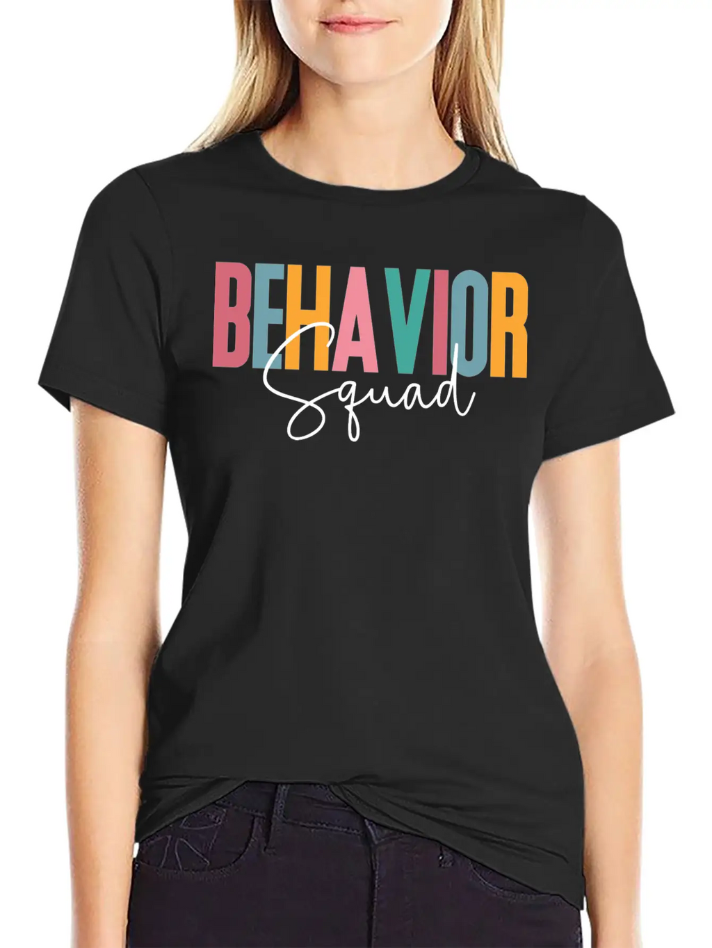 Behavior Squad, Behavioral, Analyst Bcba Breathable Soft Cotton T-Shirt – Timeless Casual Look