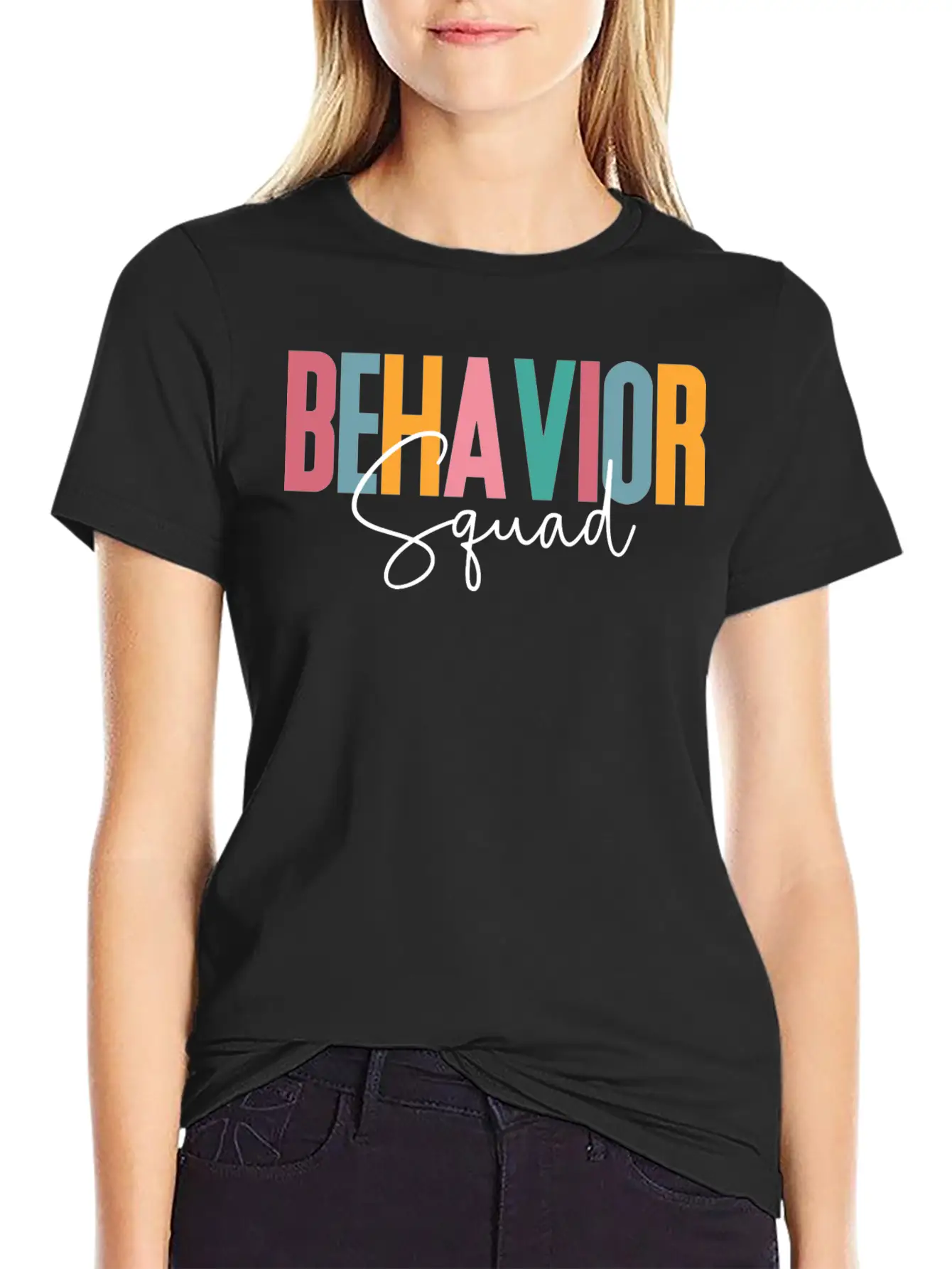 Behavior Squad, Behavioral, Analyst Bcba Breathable Soft Cotton T-Shirt – Timeless Casual Look
