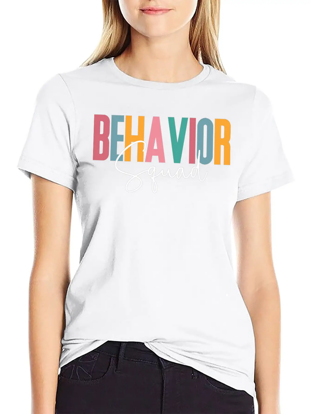 Behavior Squad, Behavioral, Analyst Bcba Breathable Soft Cotton T-Shirt – Timeless Casual Look