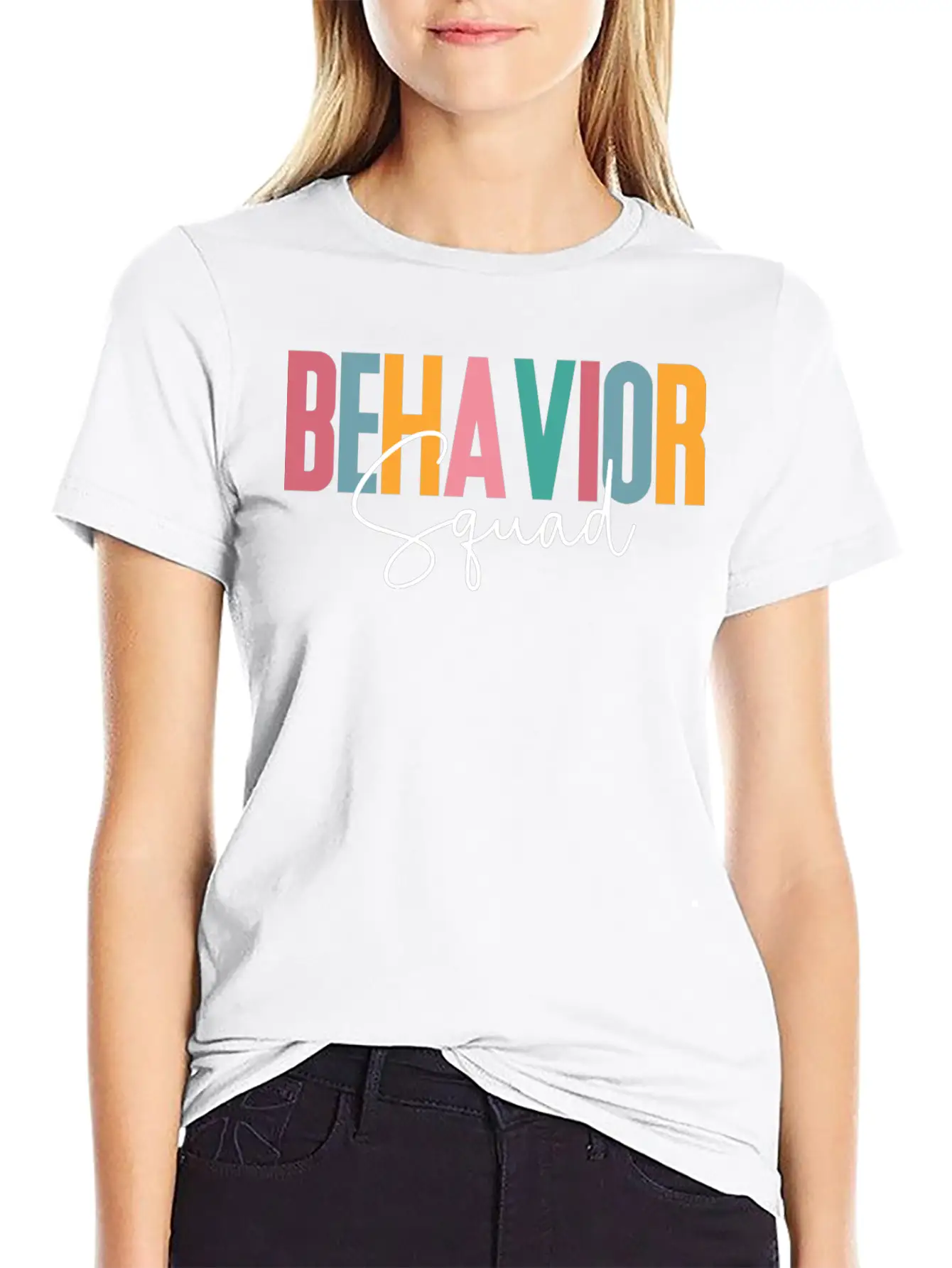 Behavior Squad, Behavioral, Analyst Bcba Breathable Soft Cotton T-Shirt – Timeless Casual Look