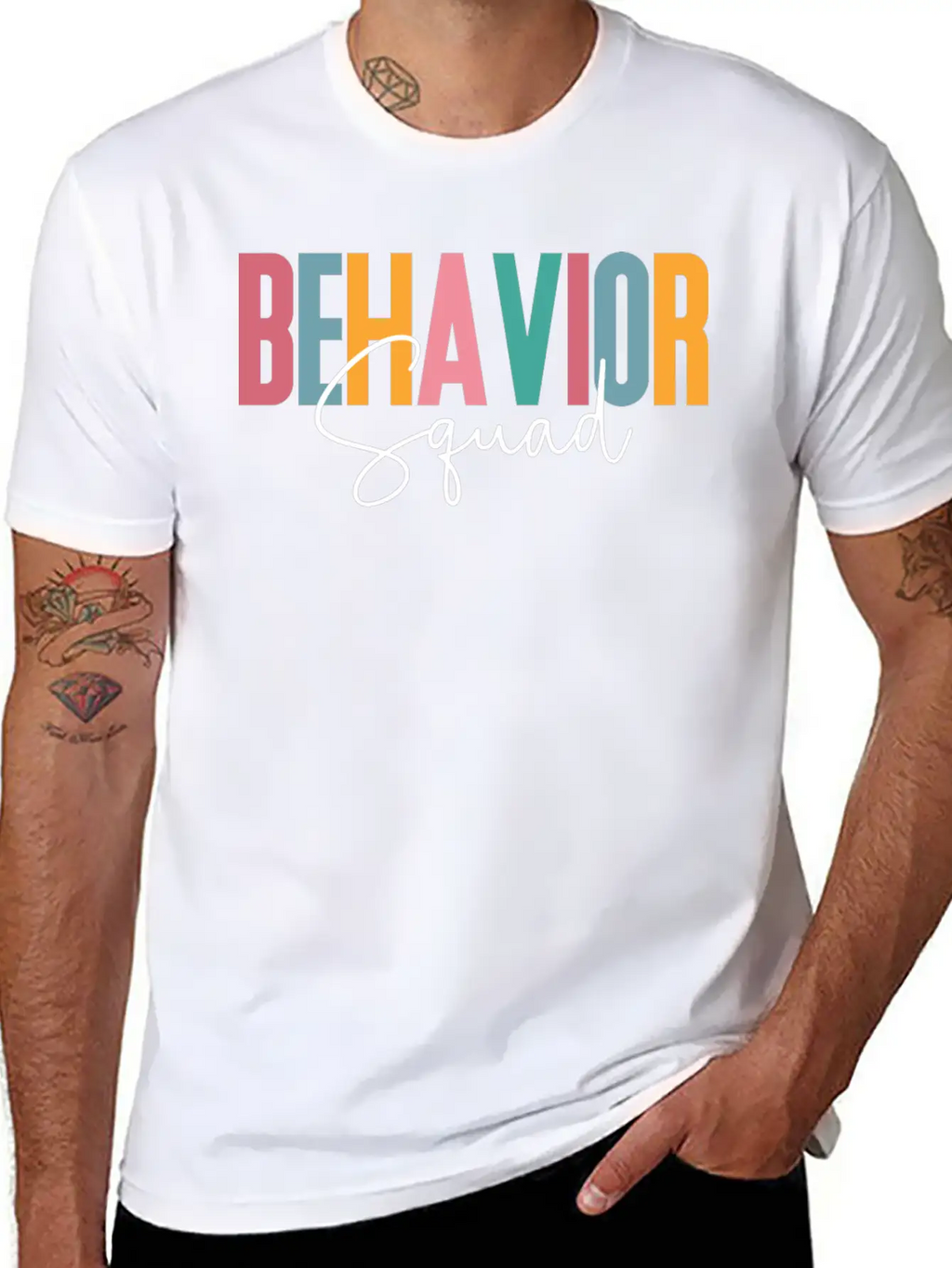 Behavior Squad, Behavioral, Analyst Bcba Breathable Soft Cotton T-Shirt – Timeless Casual Look