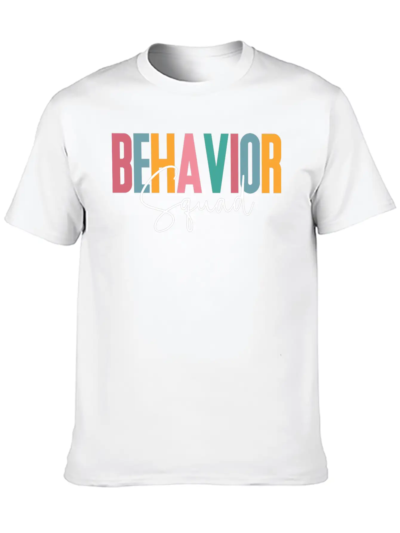 Behavior Squad, Behavioral, Analyst Bcba Breathable Soft Cotton T-Shirt – Timeless Casual Look