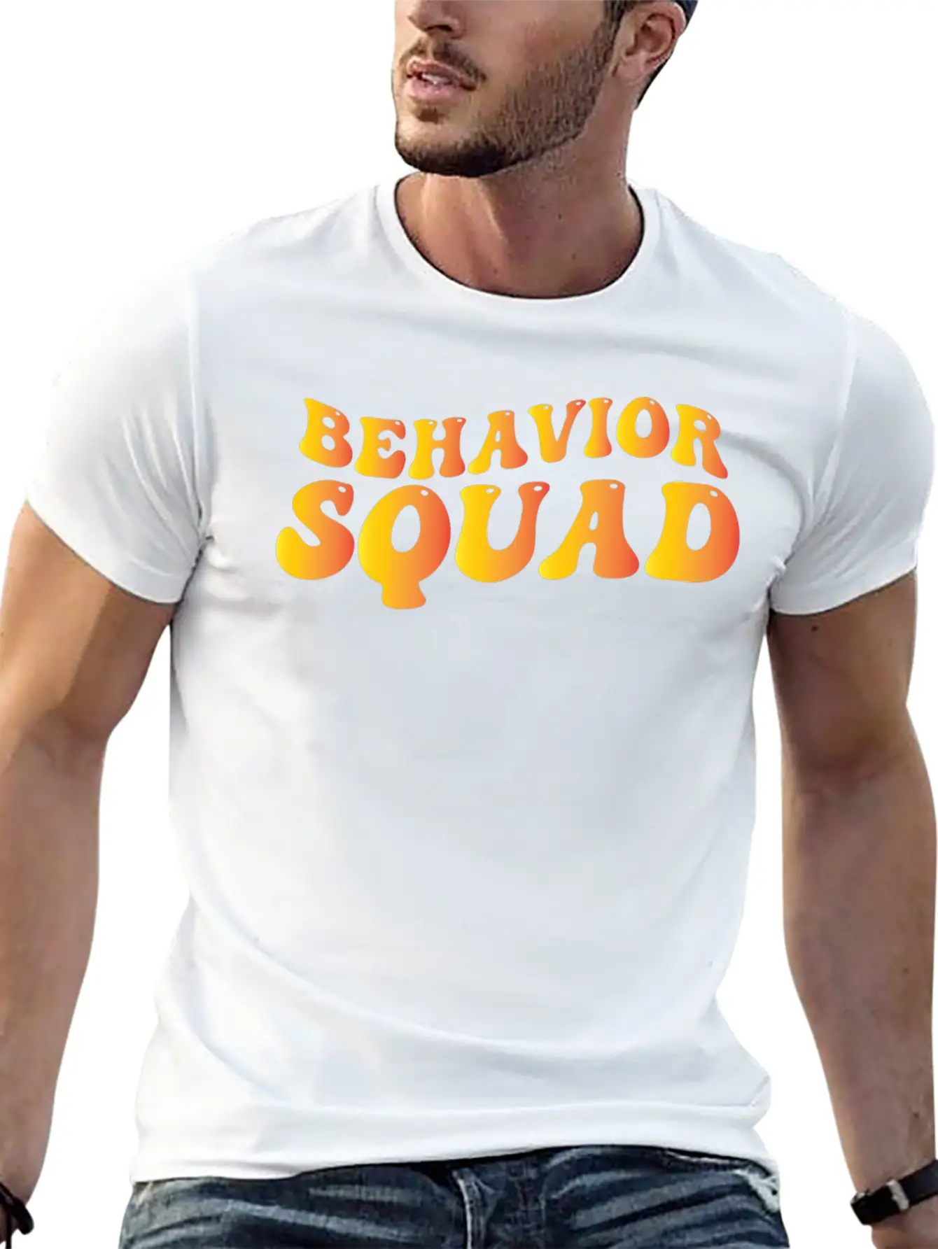 Behavior Squad Unisex Casual T-Shirt – Clean Design For Daily Comfort