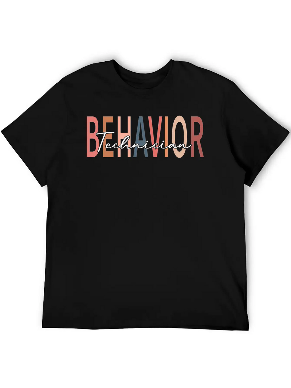 Behavior Techian Behavioral Tech Rbt Therapist Unisex Casual T-Shirt – Clean Design For Daily Comfort