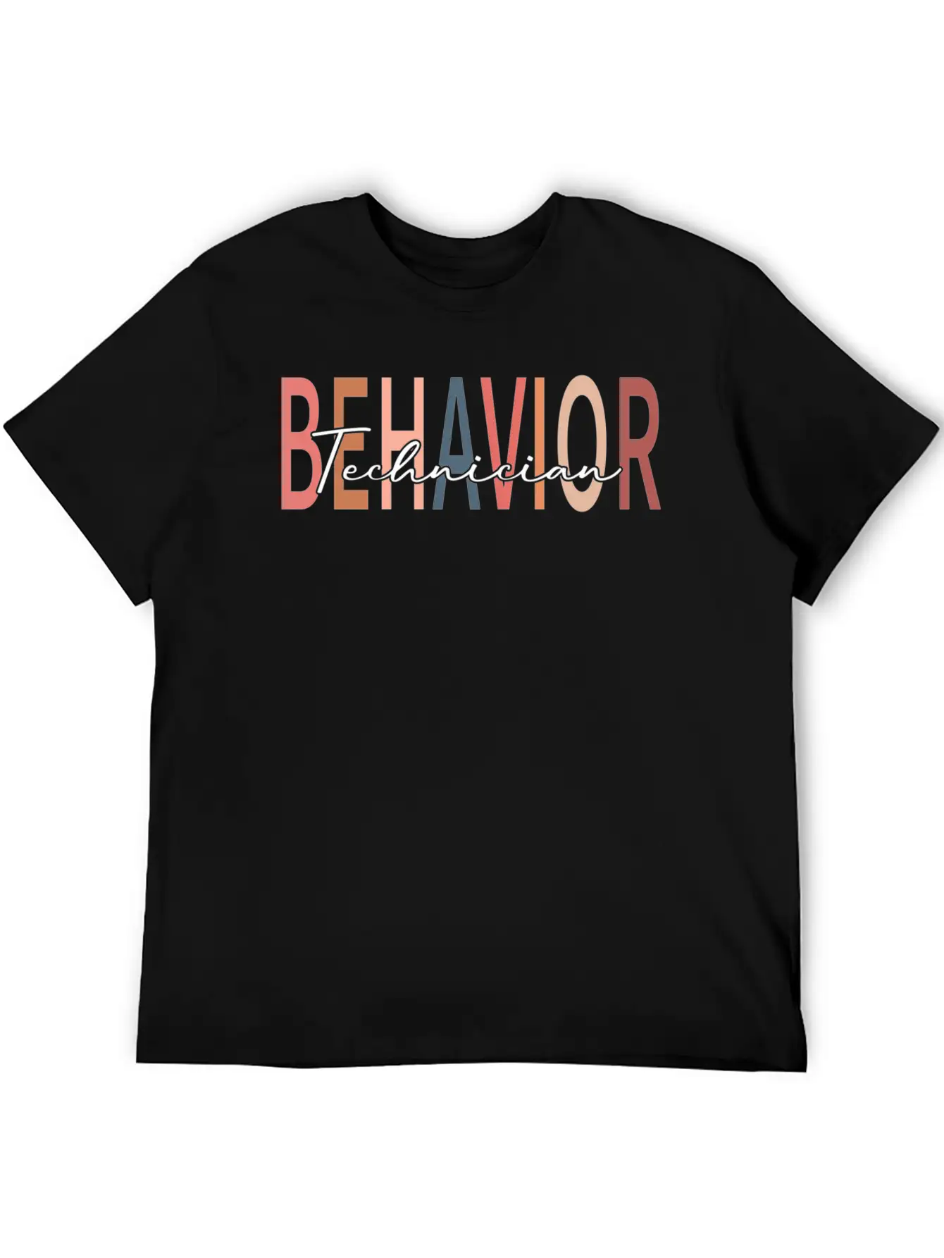 Behavior Techian Behavioral Tech Rbt Therapist Unisex Casual T-Shirt – Clean Design For Daily Comfort