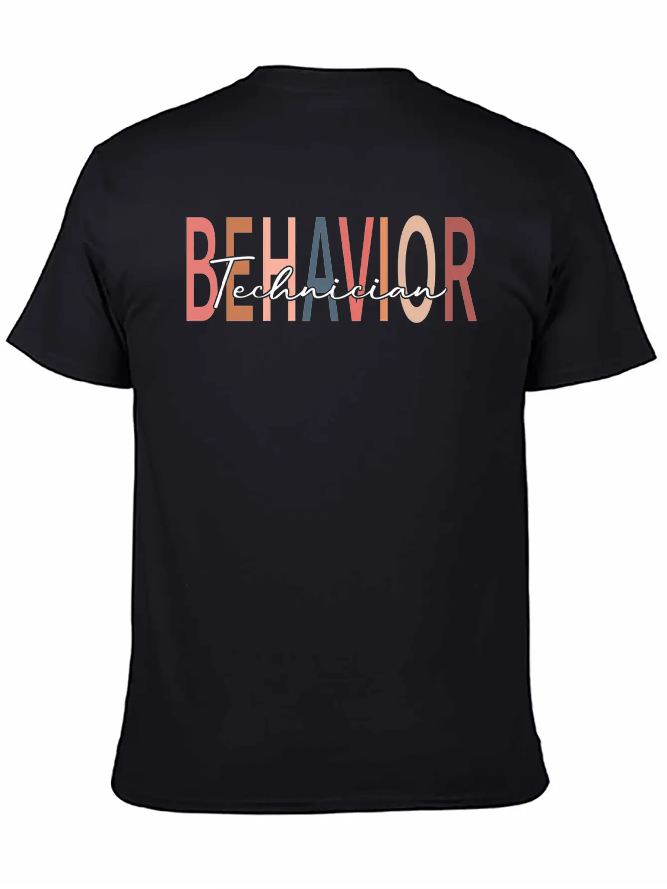 Behavior Techian Behavioral Tech Rbt Therapist Unisex Casual T-Shirt – Clean Design For Daily Comfort