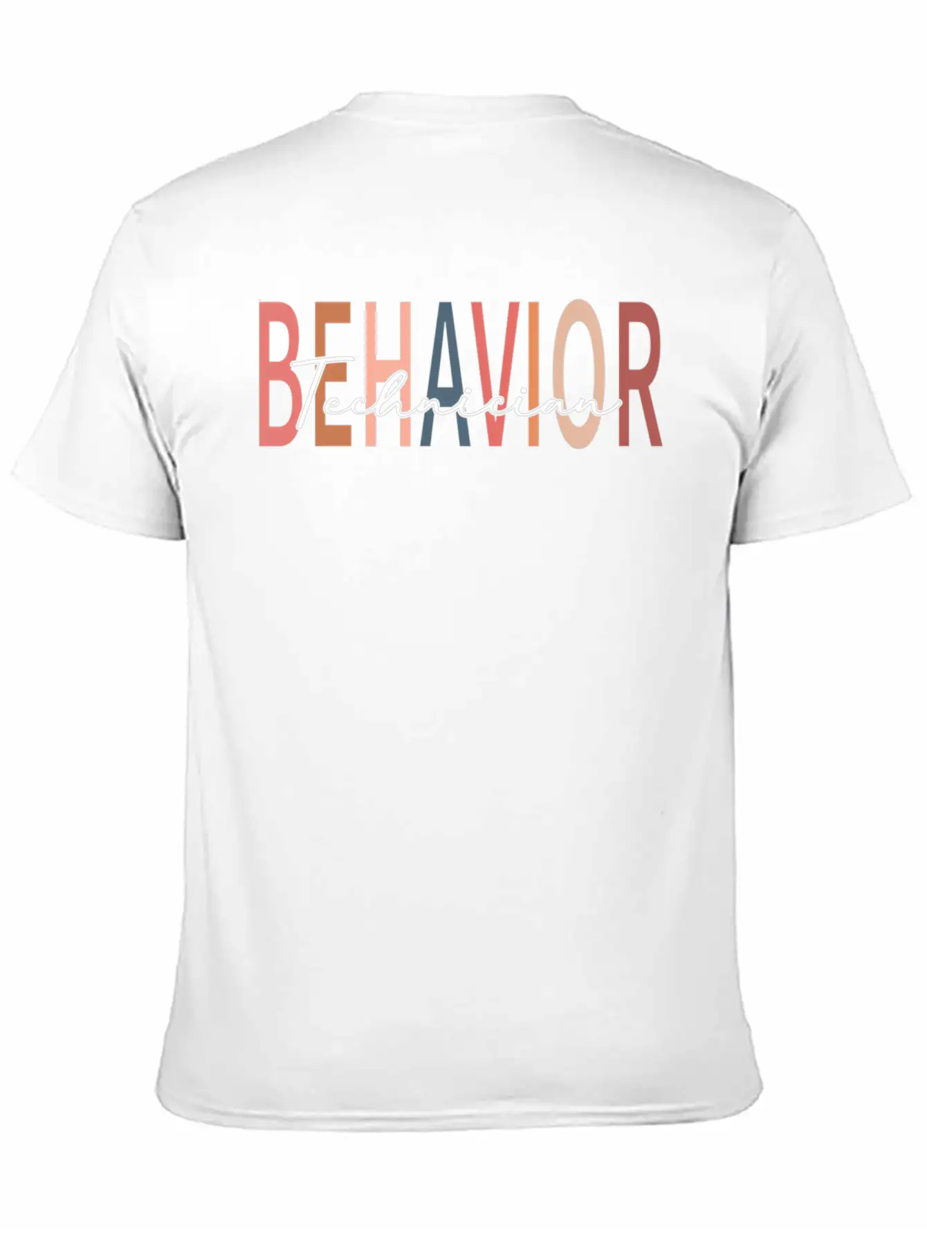 Behavior Techian Behavioral Tech Rbt Therapist Unisex Casual T-Shirt – Clean Design For Daily Comfort