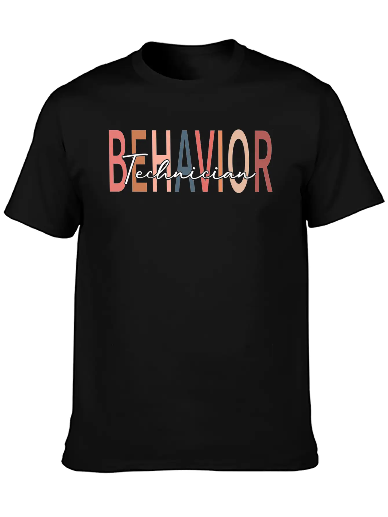 Behavior Techian Behavioral Tech Rbt Therapist Unisex Casual T-Shirt – Clean Design For Daily Comfort