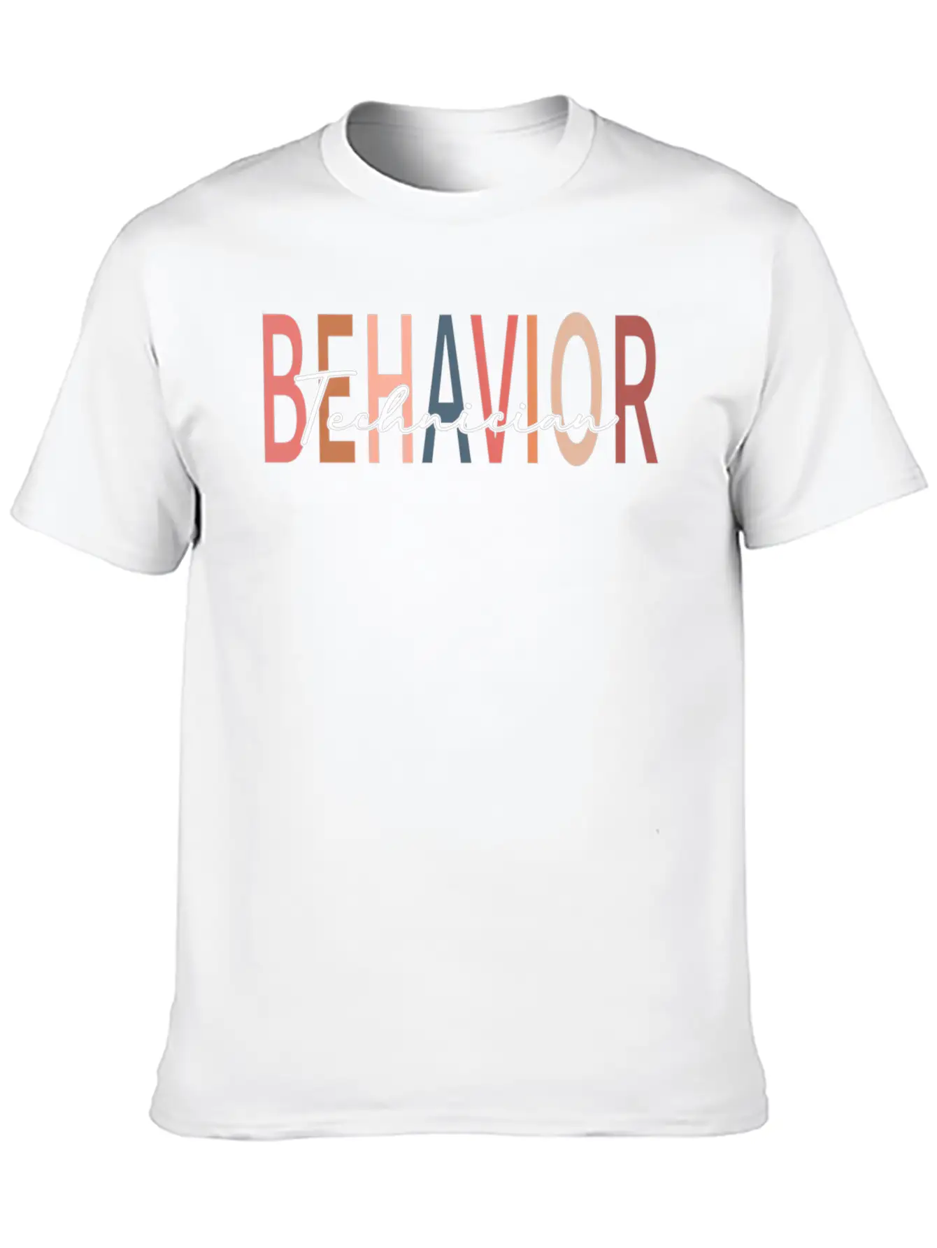 Behavior Techian Behavioral Tech Rbt Therapist Unisex Casual T-Shirt – Clean Design For Daily Comfort