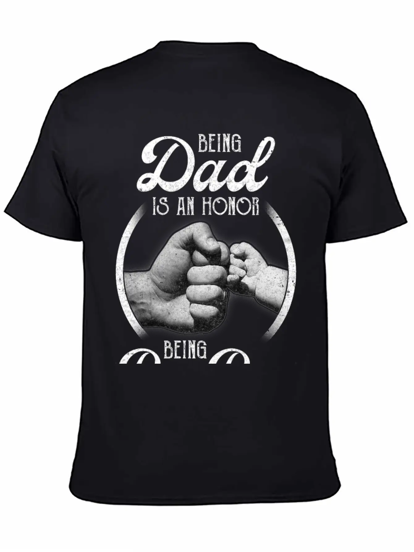 Being Dad Is An Honor Being Pop Pop Is Priceless Unisex Casual T-Shirt – Clean Design For Daily Comfort