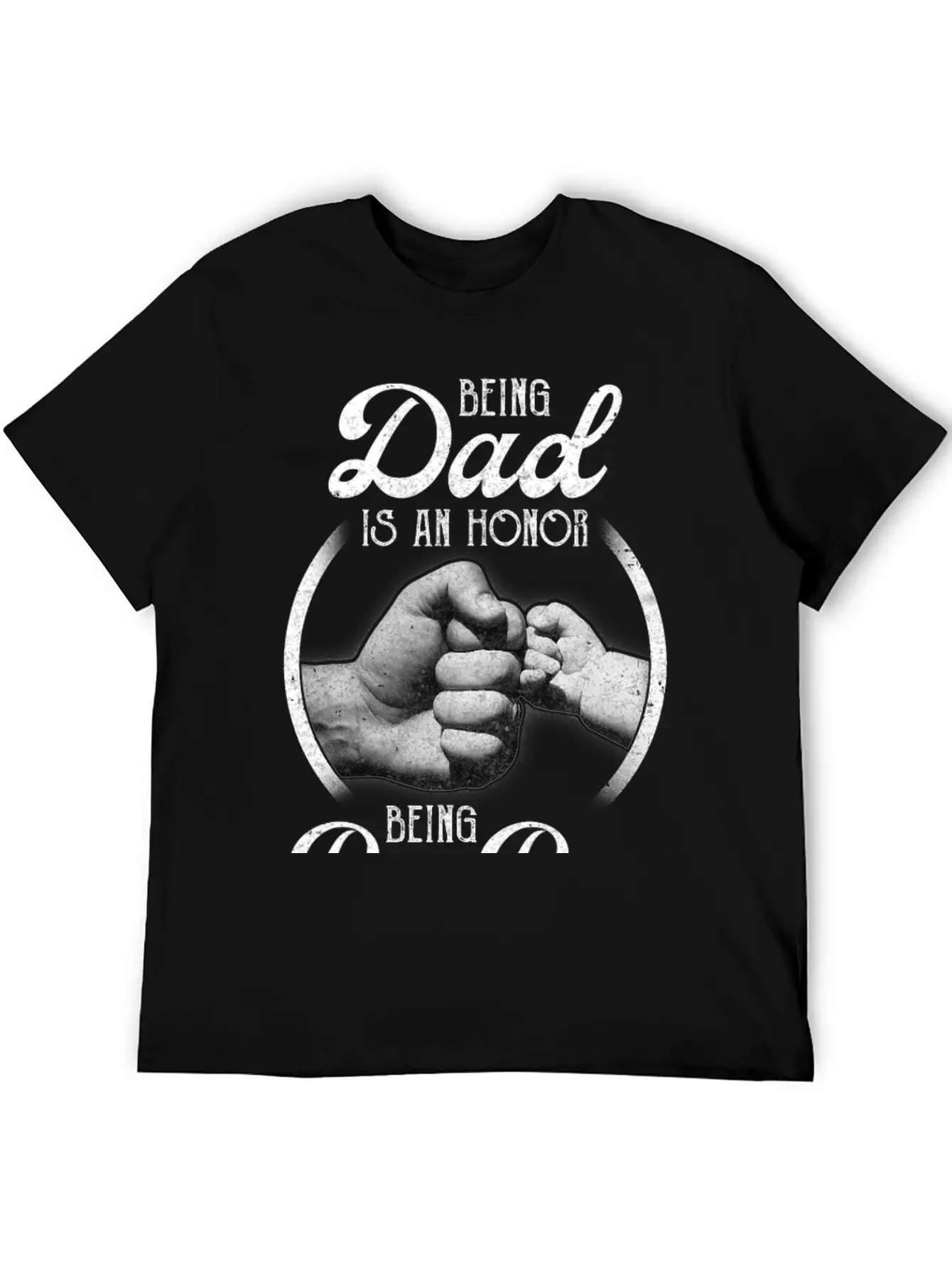 Being Dad Is An Honor Being Pop Pop Is Priceless Unisex Casual T-Shirt – Clean Design For Daily Comfort