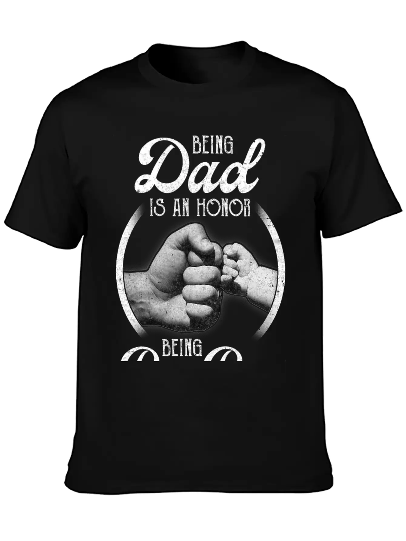 Being Dad Is An Honor Being Pop Pop Is Priceless Unisex Casual T-Shirt – Clean Design For Daily Comfort
