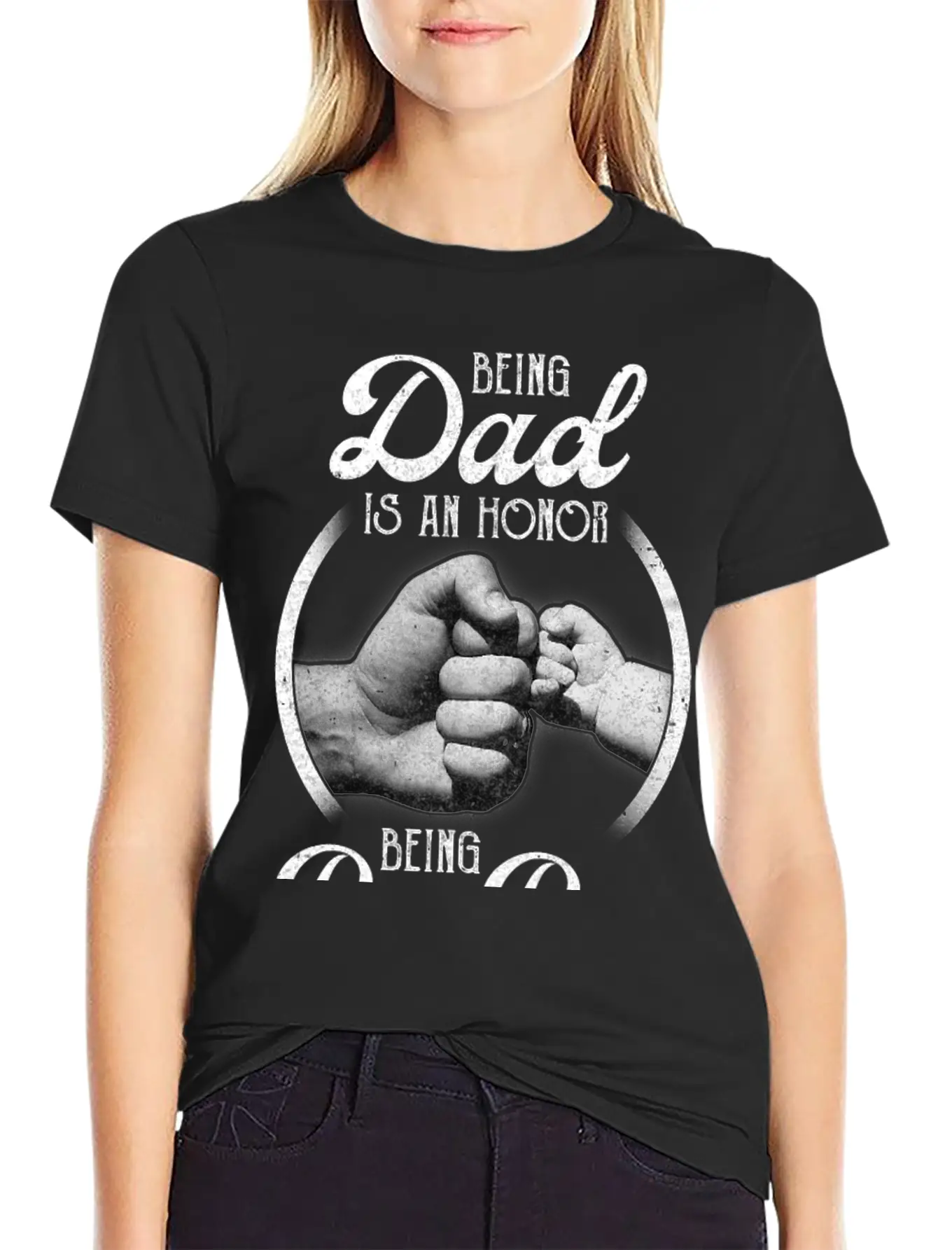 Being Dad Is An Honor Being Pop Pop Is Priceless Unisex Casual T-Shirt – Clean Design For Daily Comfort