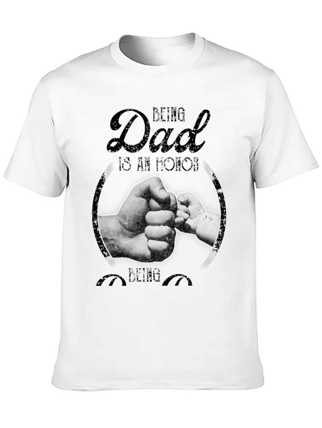 Being Dad Is An Honor Being Pop Pop Is Priceless Unisex Casual T-Shirt – Clean Design For Daily Comfort