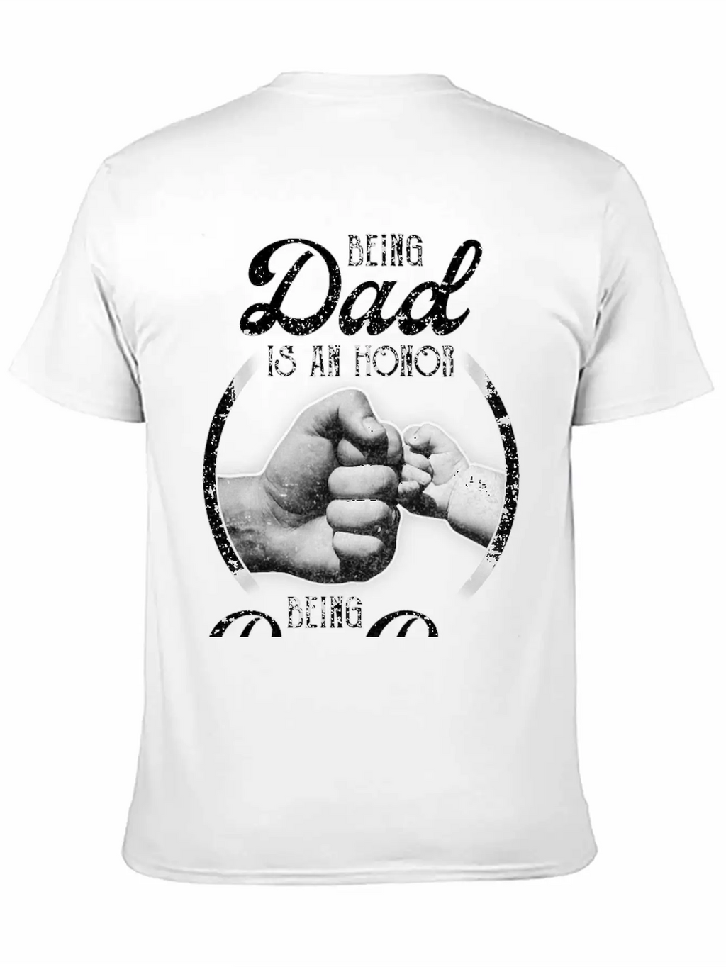 Being Dad Is An Honor Being Pop Pop Is Priceless Unisex Casual T-Shirt – Clean Design For Daily Comfort