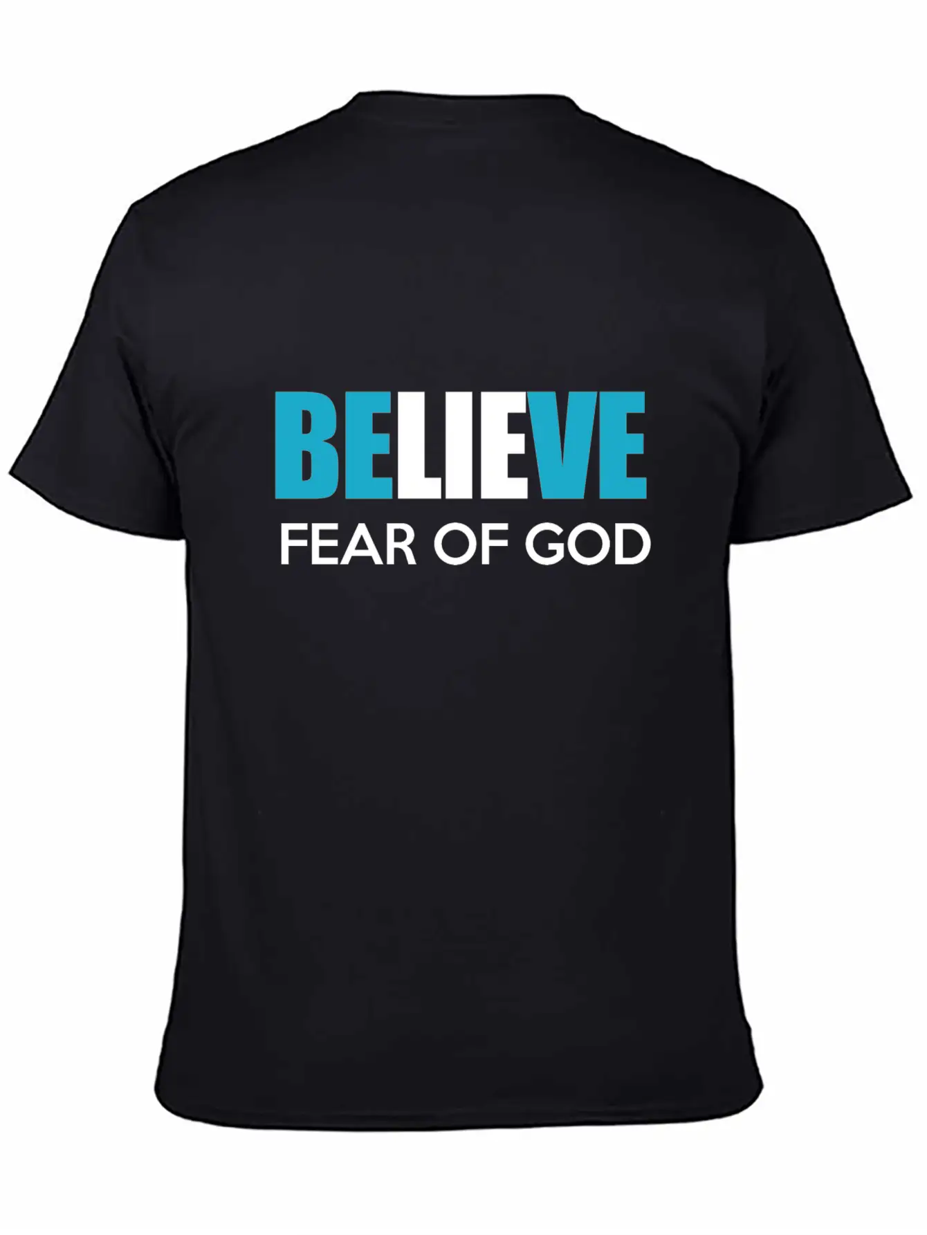 Believe Fear Of God Breathable Soft Cotton T-Shirt – Timeless Casual Look