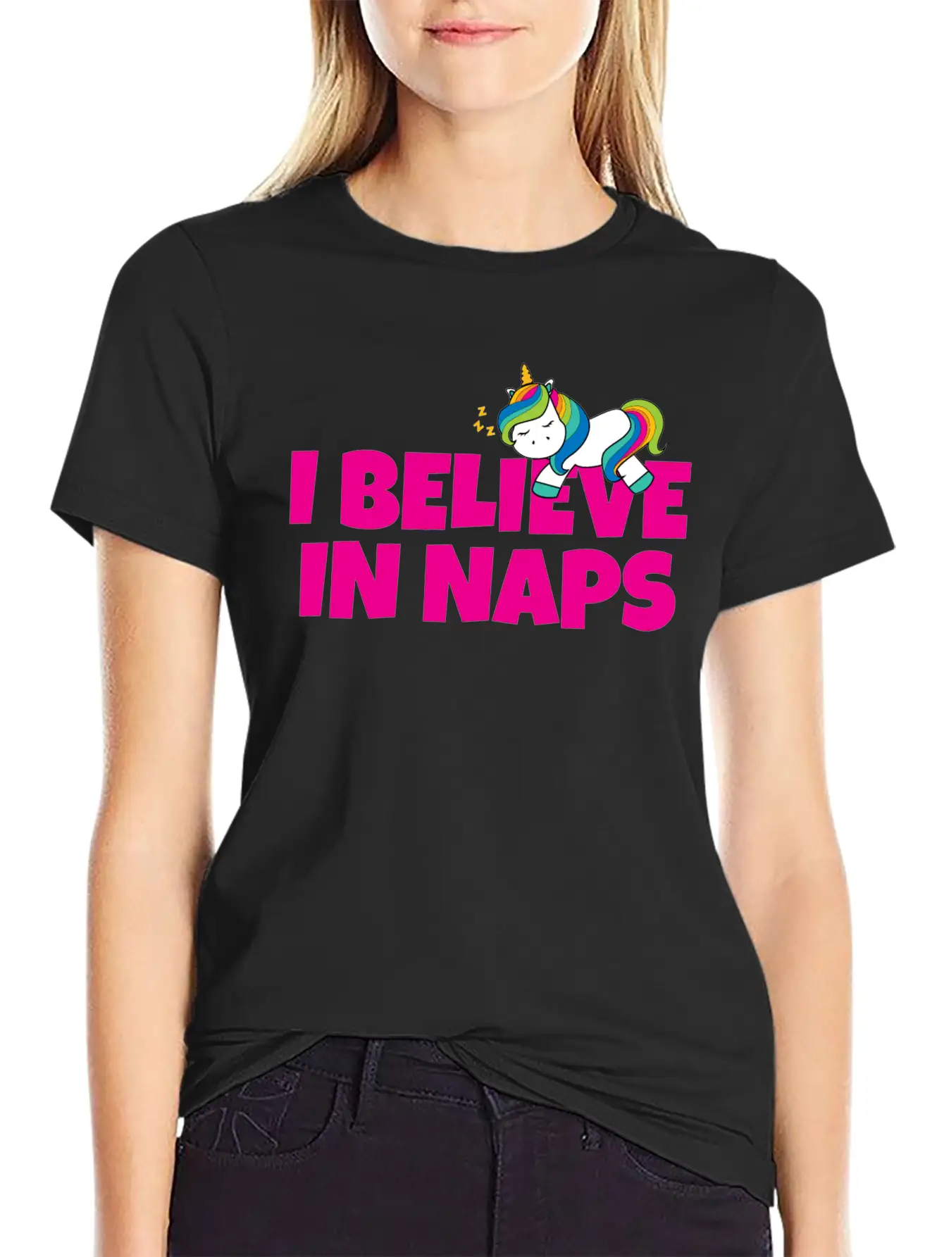 Believe In Naps Unisex Casual T-Shirt – Clean Design For Daily Comfort