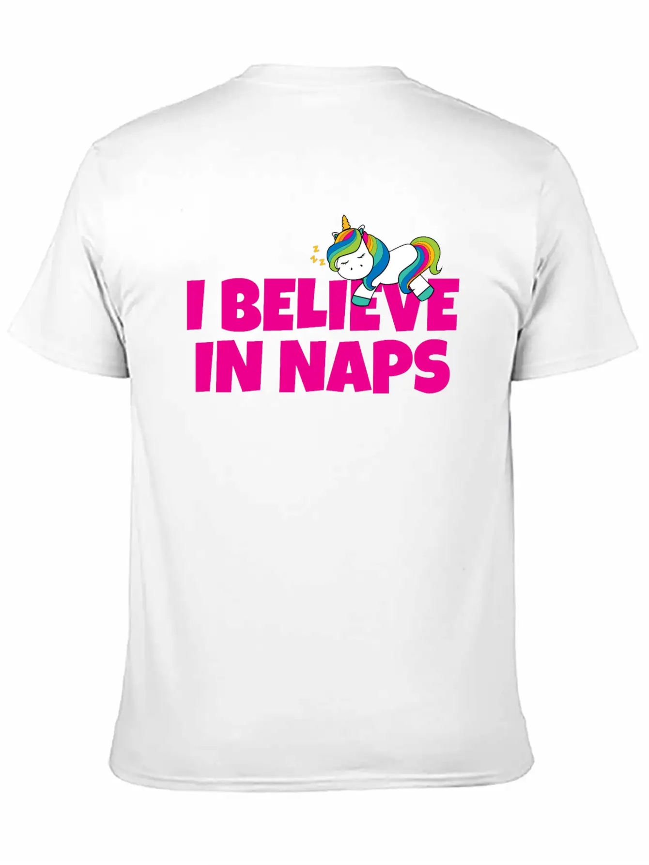 Believe In Naps Unisex Casual T-Shirt – Clean Design For Daily Comfort