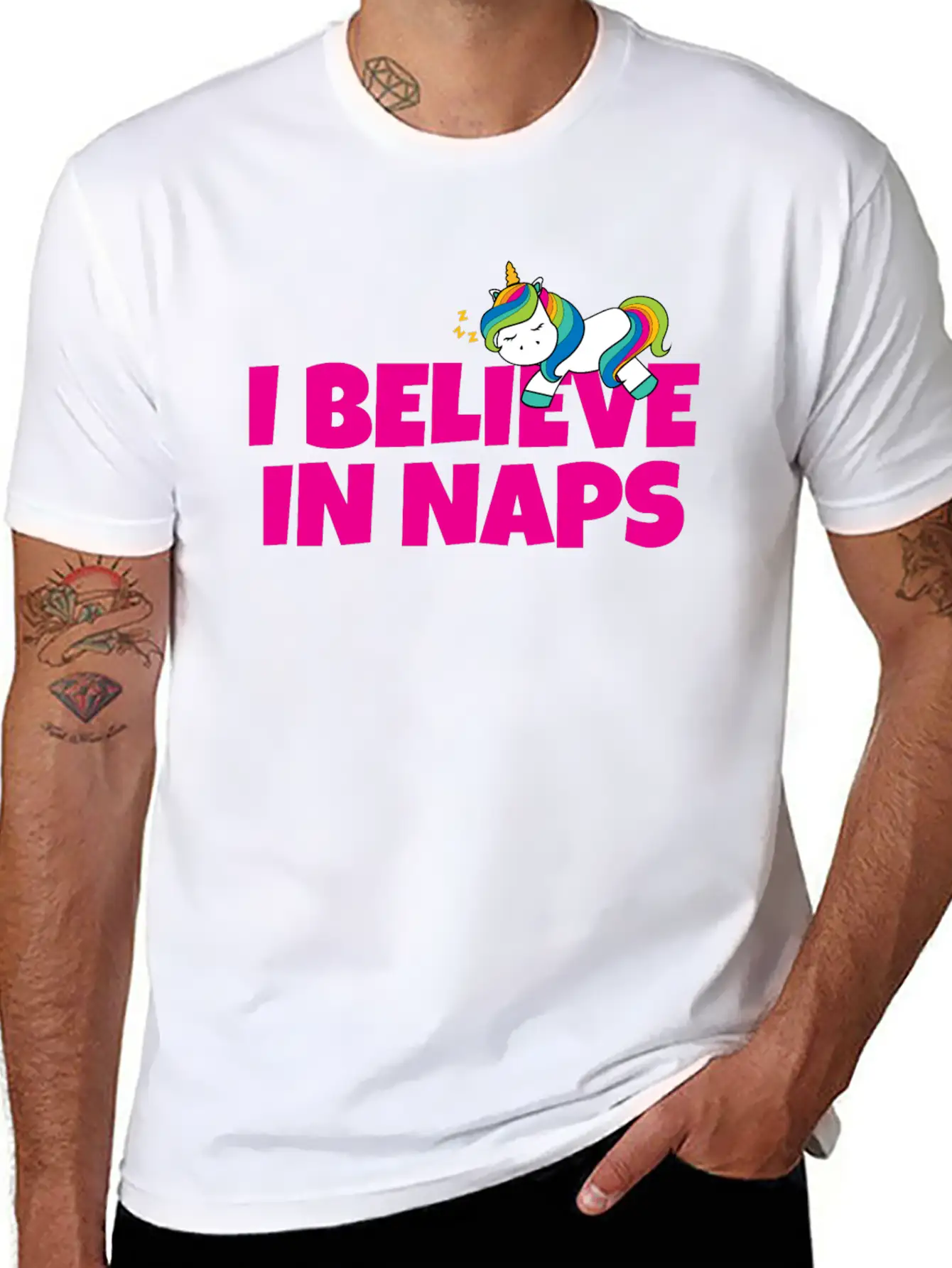 Believe In Naps Unisex Casual T-Shirt – Clean Design For Daily Comfort