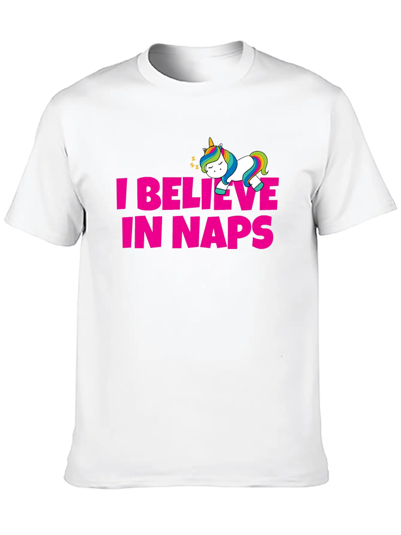 Believe In Naps Unisex Casual T-Shirt – Clean Design For Daily Comfort