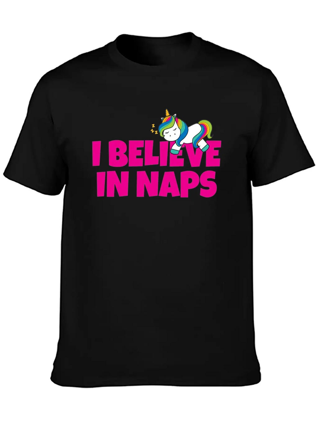 Believe In Naps Unisex Casual T-Shirt – Clean Design For Daily Comfort