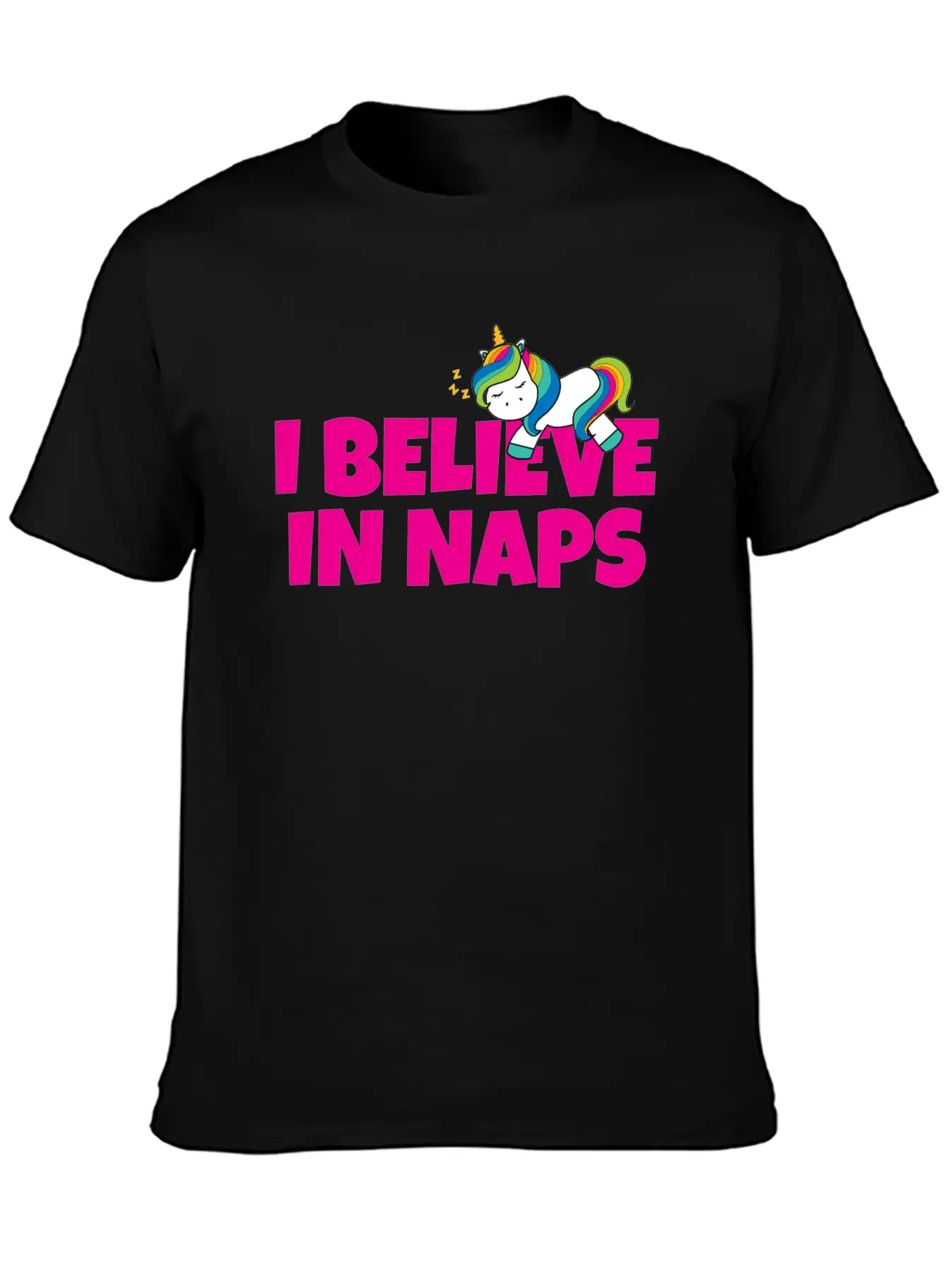 Believe In Naps Unisex Casual T-Shirt – Clean Design For Daily Comfort