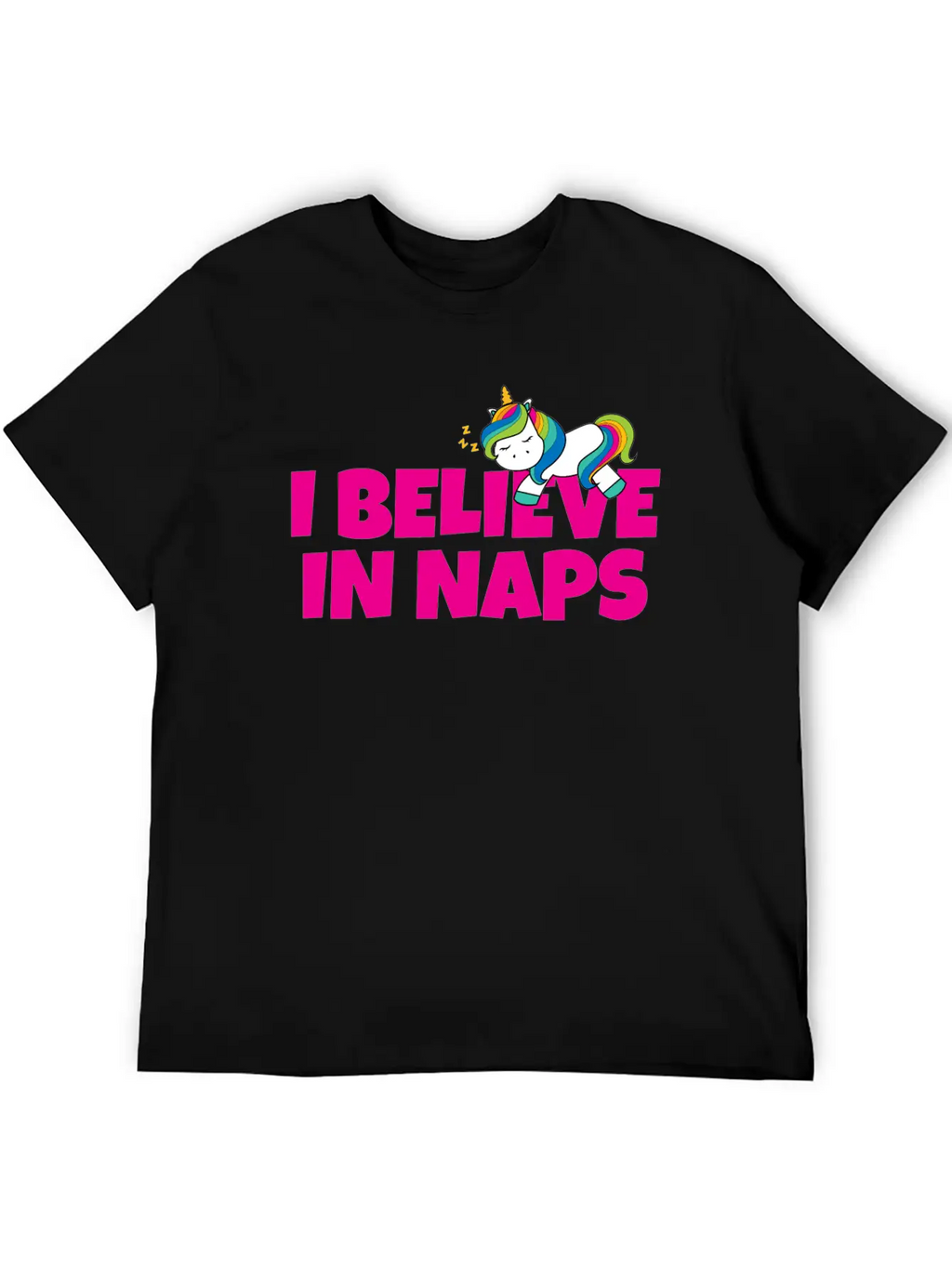 Believe In Naps Unisex Casual T-Shirt – Clean Design For Daily Comfort