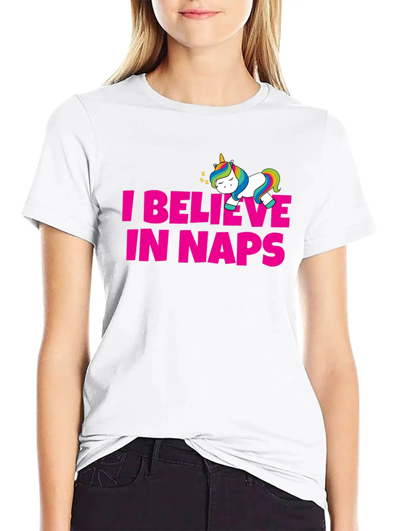 Believe In Naps Unisex Casual T-Shirt – Clean Design For Daily Comfort