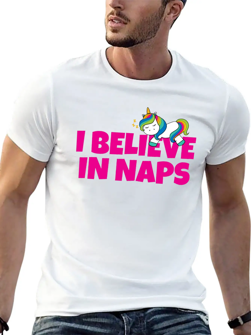 Believe In Naps Unisex Casual T-Shirt – Clean Design For Daily Comfort