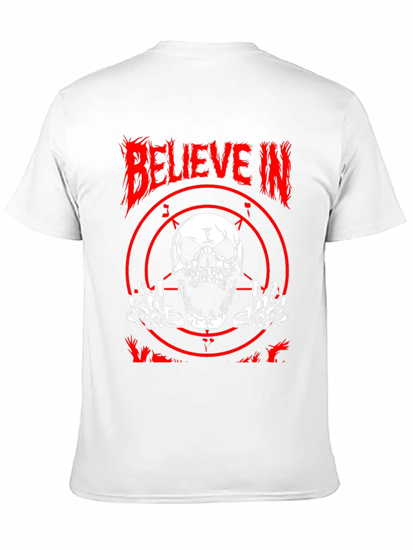 Believe In Yourself Death Metal Unisex Casual T-Shirt – Clean Design For Daily Comfort