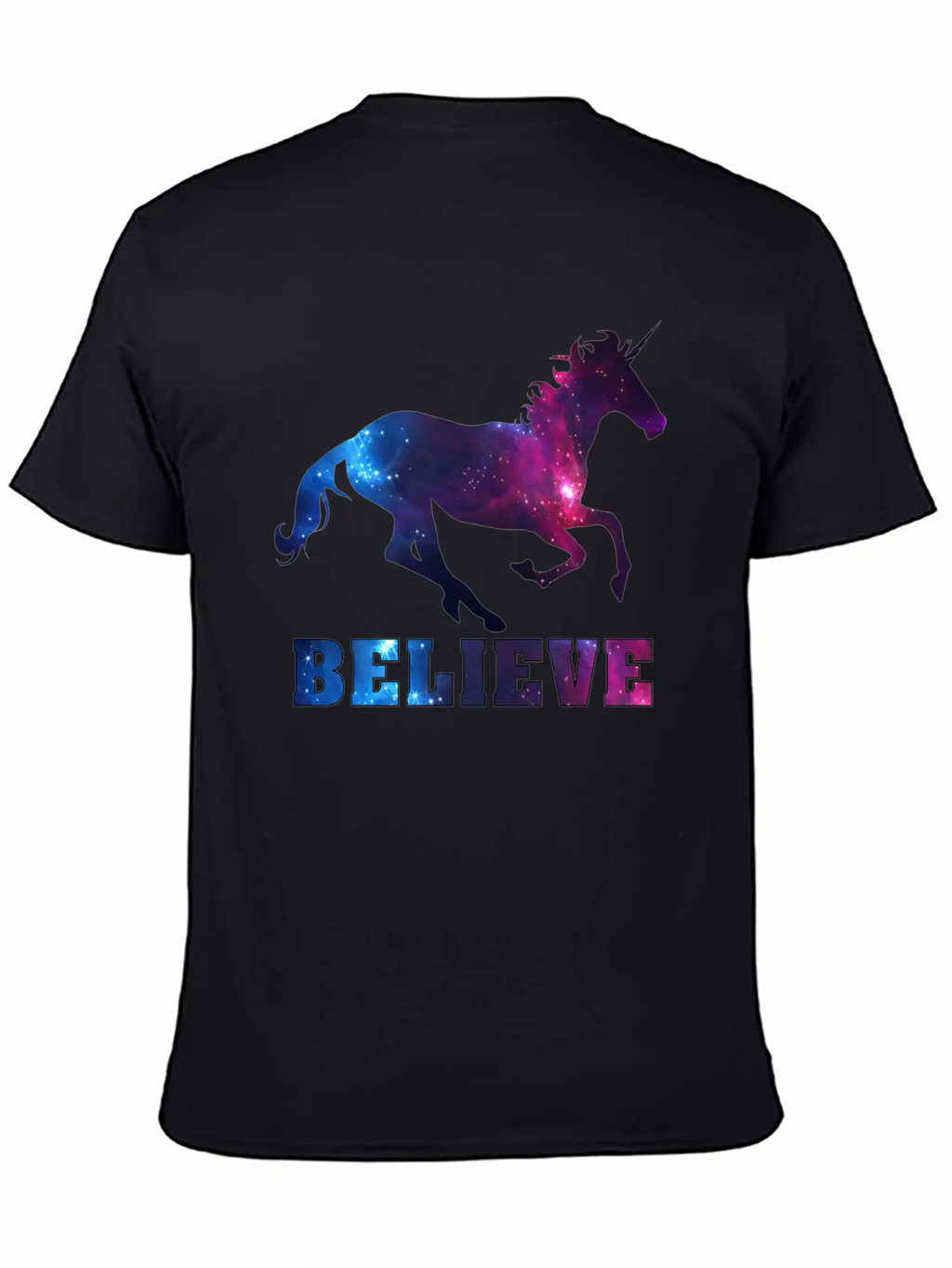 Believe Unicorn Universe 7 Breathable Soft Cotton T-Shirt – Timeless Casual Look